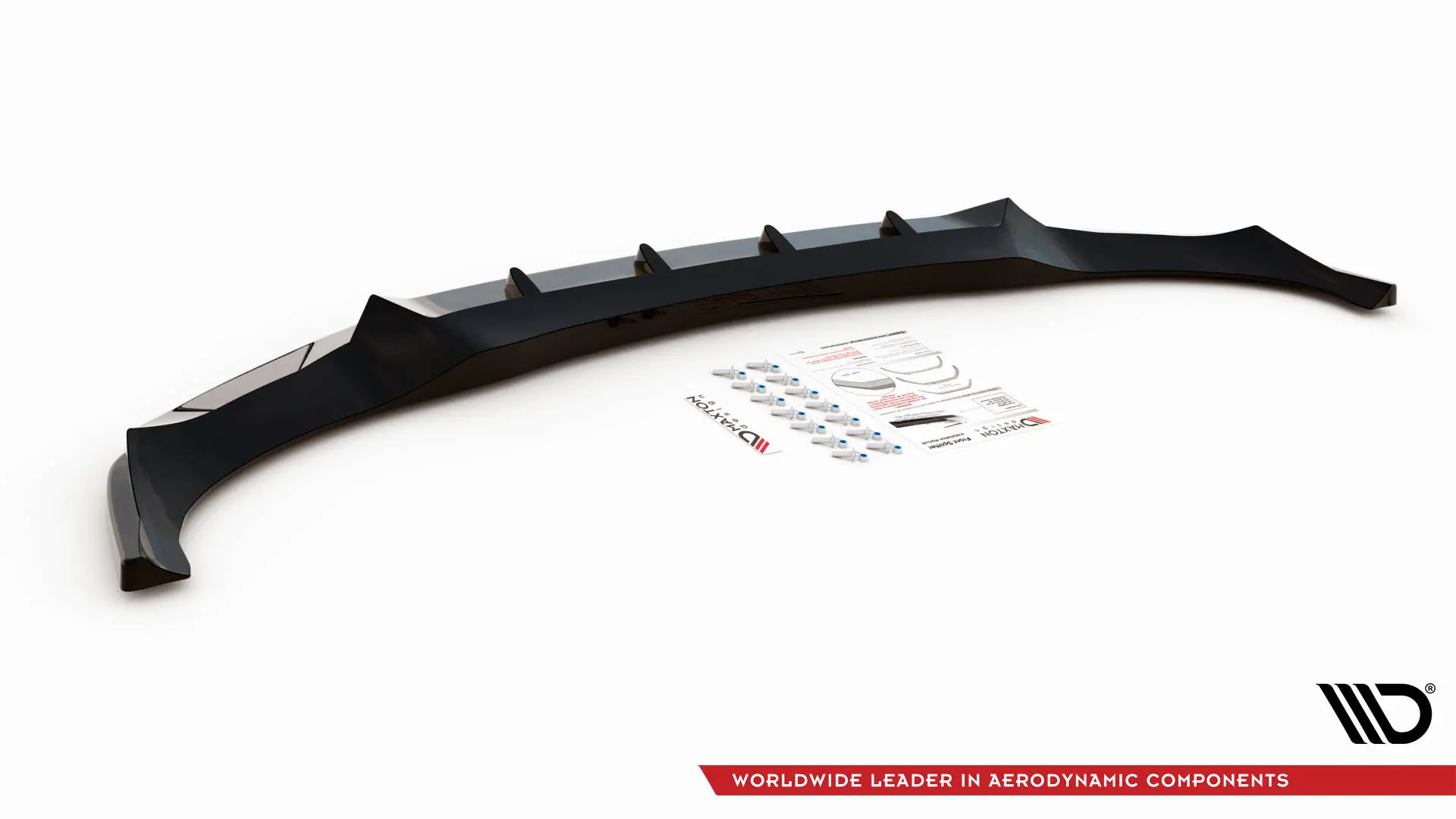 Frontspoiler BMW X6 (G06) M-Pakke 2019 - 2023 | Glossy Black Edition – bilde 6