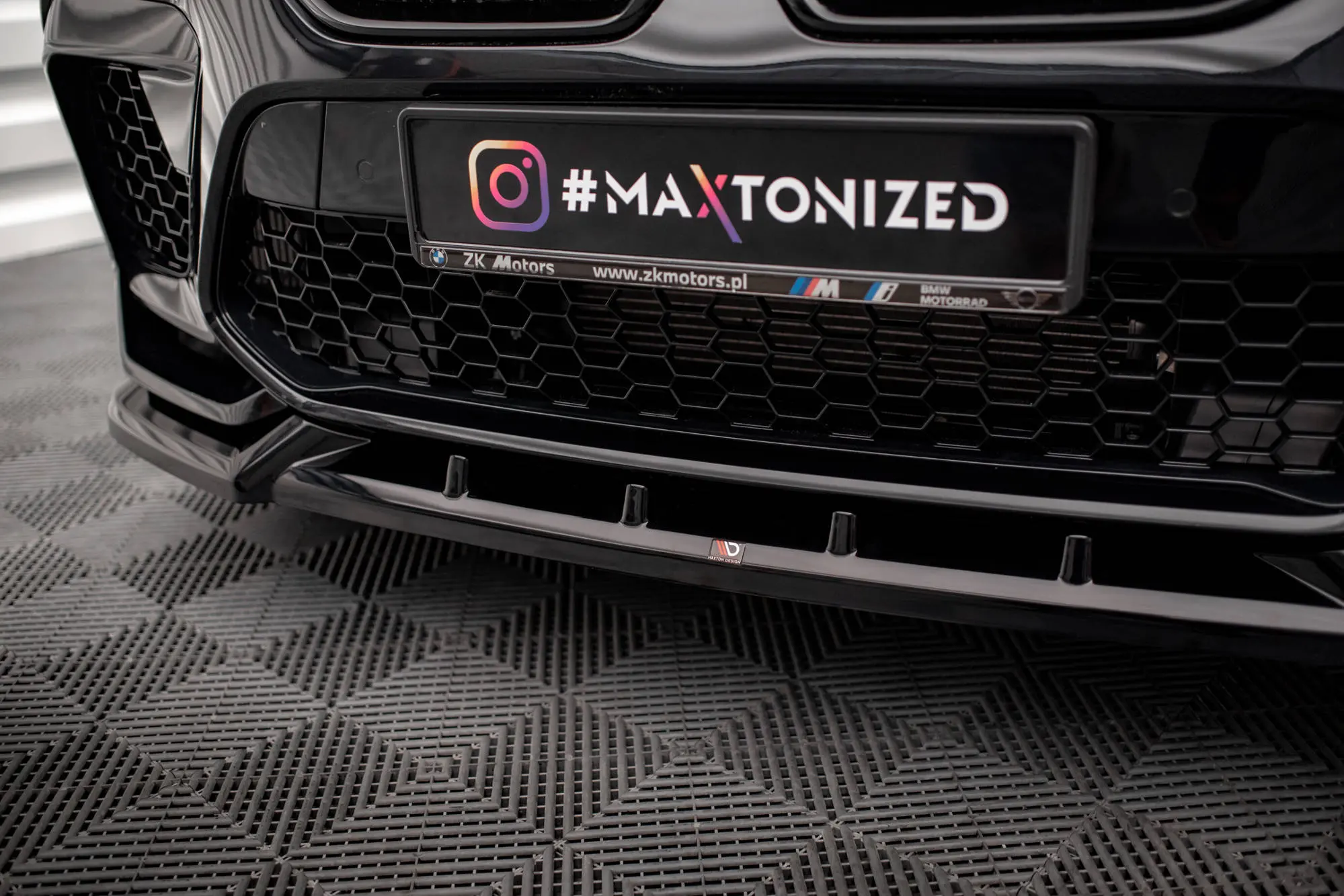 Frontspoiler BMW X6 M (F96) 2020 -> | V.2 Glossy Black Edition