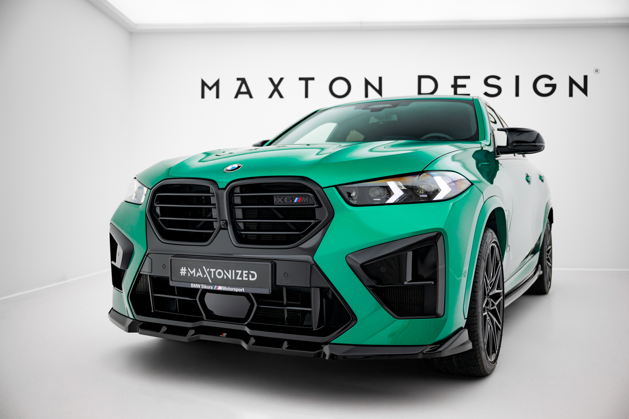 Frontspoiler BMW X6 M (F96) Facelift 2023 -> | Sport Glossy Black Edition V1
