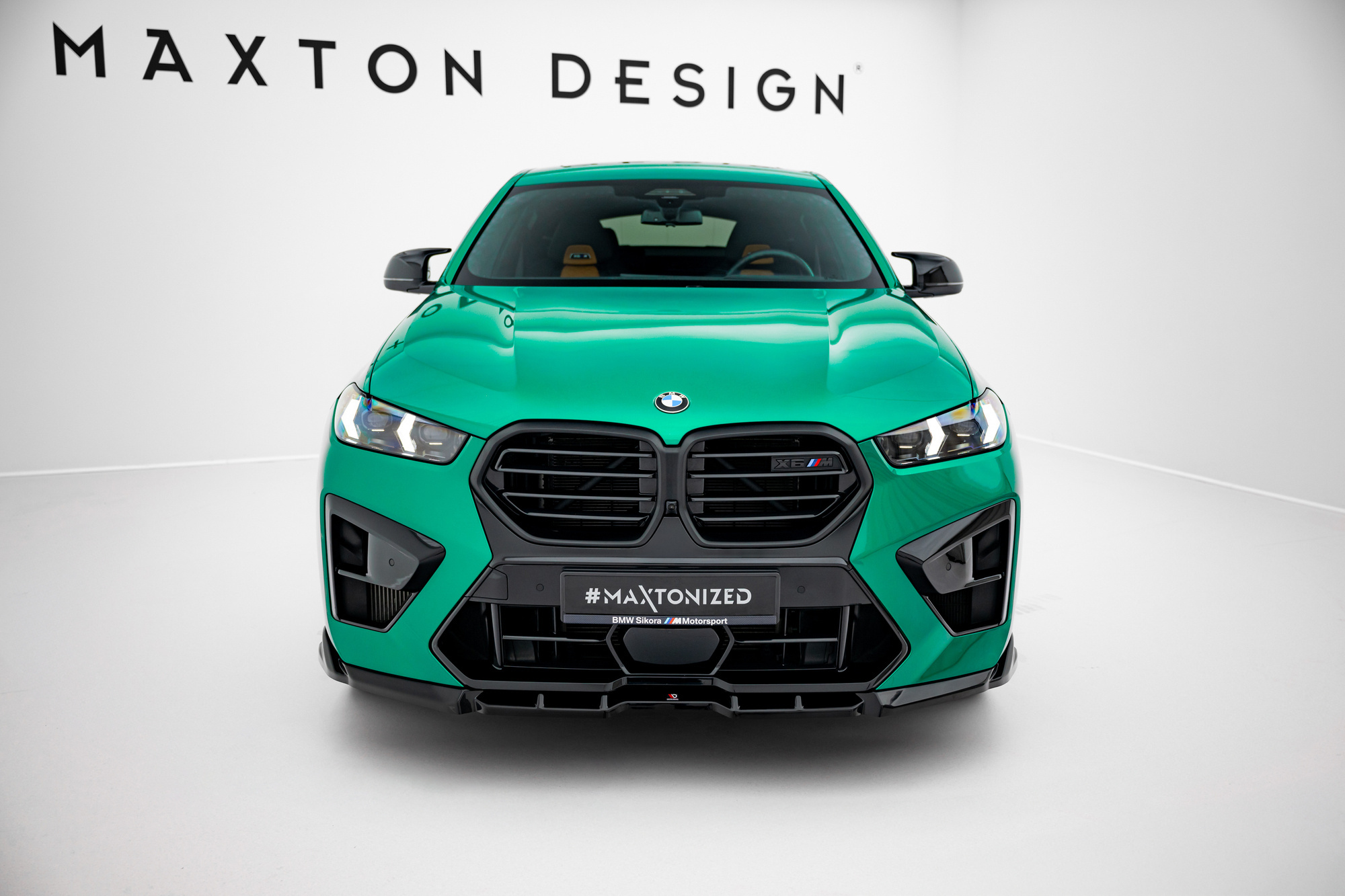 Frontspoiler BMW X6 M (F96) Facelift 2023 -> | Sport Glossy Black Edition V1 – bilde 2