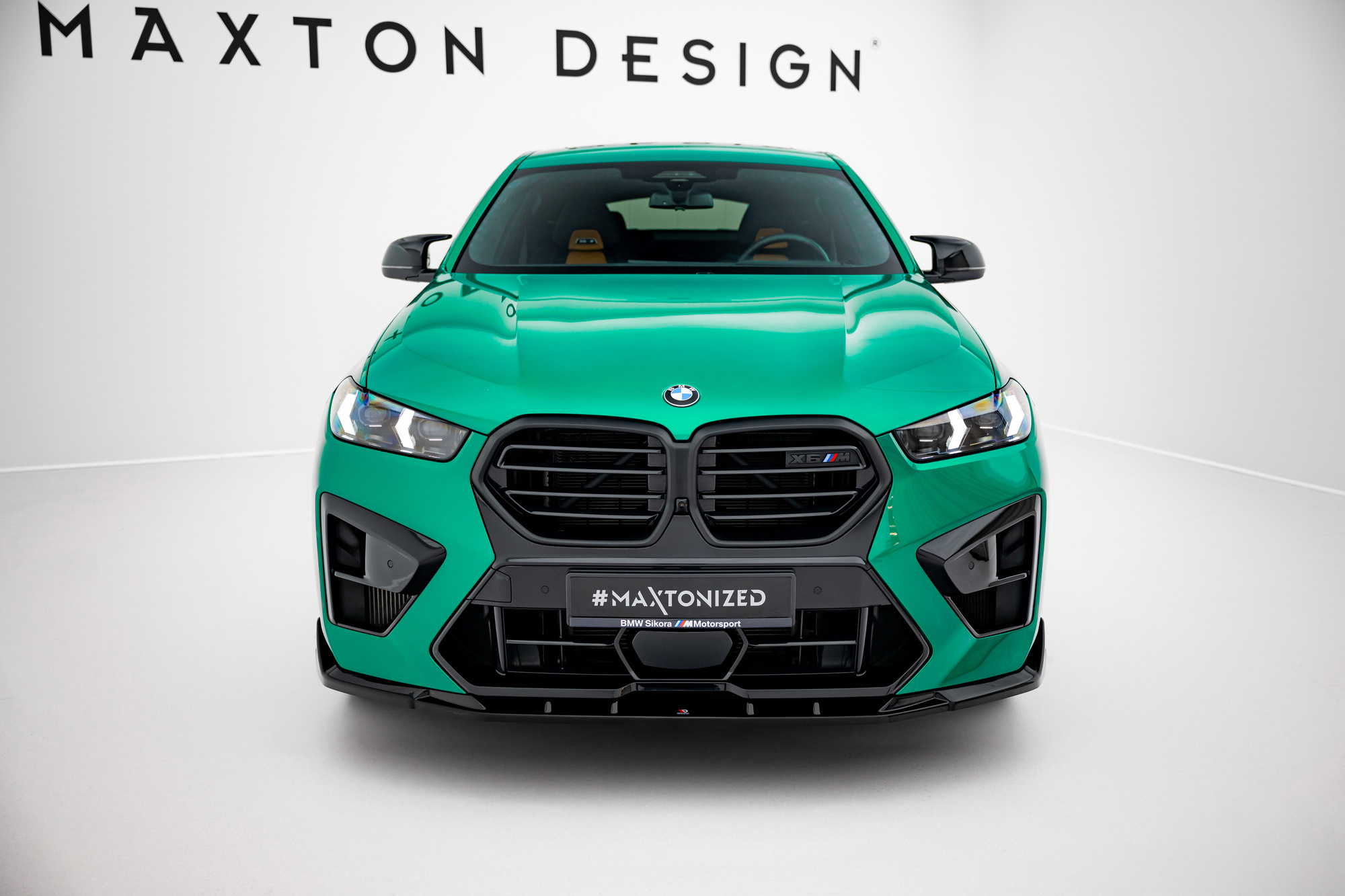 Frontspoiler BMW X6 M (F96) Facelift 2023 -> | Sport Glossy Black Edition V2 – bilde 2
