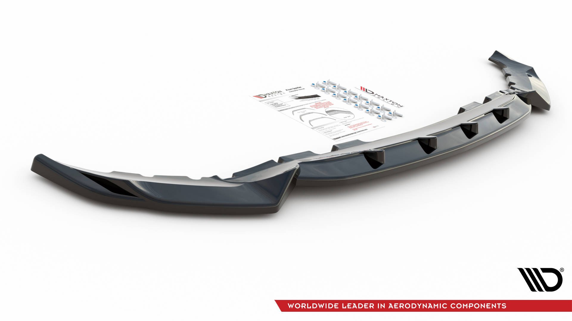 Frontspoiler BMW X7 M (G07) 2018 - 2022 | V.2 Glossy Black Edition – bilde 4