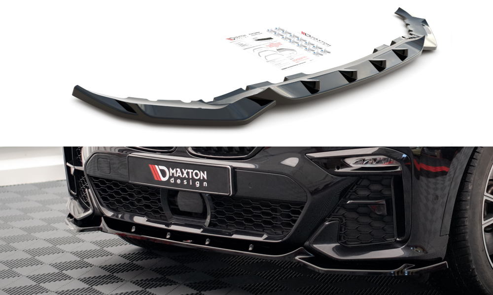 Frontspoiler BMW X7 M (G07) 2018 - 2022 | V.3 Glossy Black Edition – bilde 2