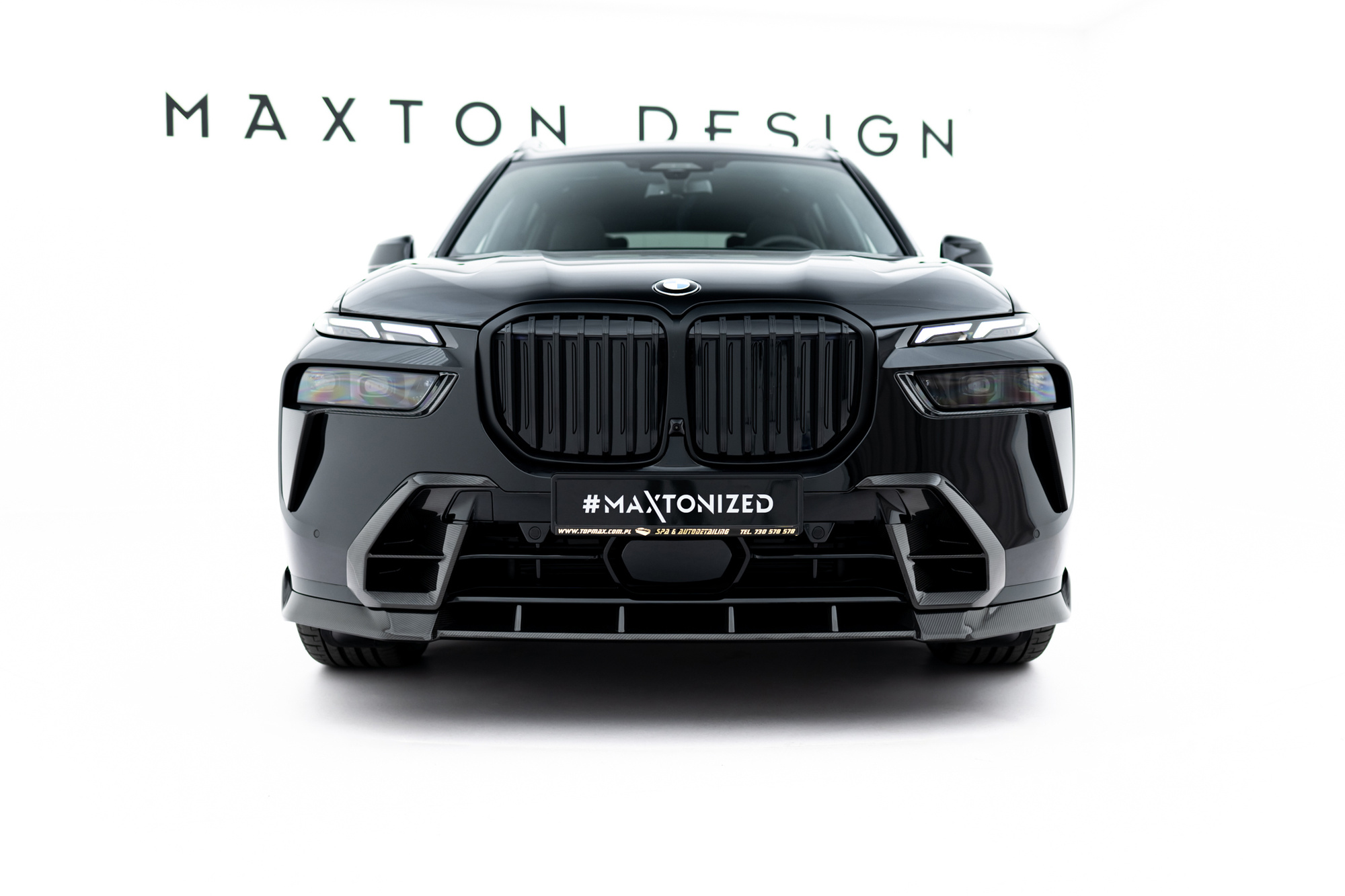 Frontspoiler BMW X7 M-Pack (G07) Facelift 2022 -> | Sport Glossy Black Edition – bilde 2
