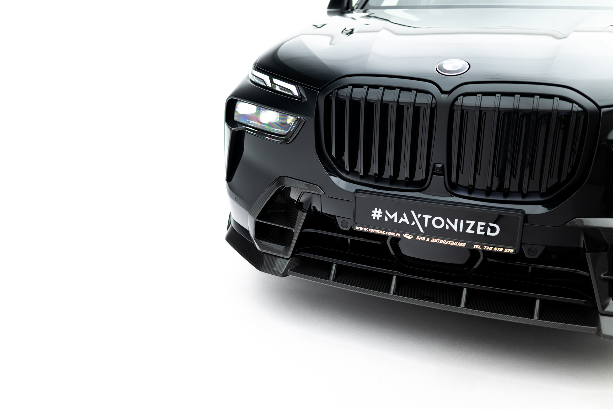 Frontspoiler BMW X7 M-Pack (G07) Facelift 2022 -> | Sport Glossy Black Edition – bilde 4