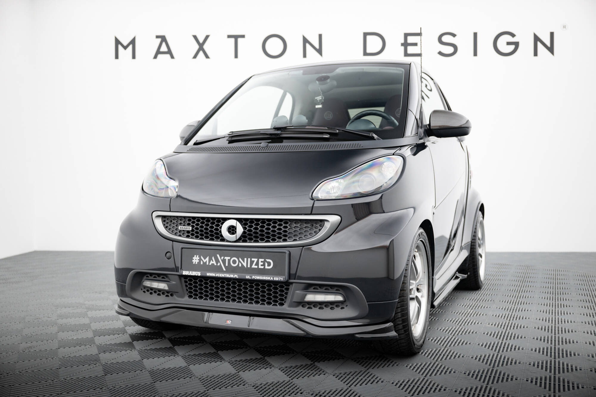 Frontspoiler Brabus Smart Fortwo (C451) Facelift 2012 - 2014 | Sport Glossy Black Edition Image 1