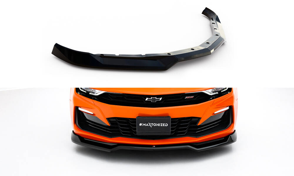 Frontspoiler Chevrolet Camaro SS VI Facelift 2019 - 2023 | V1 Sport Glossy Black Edition