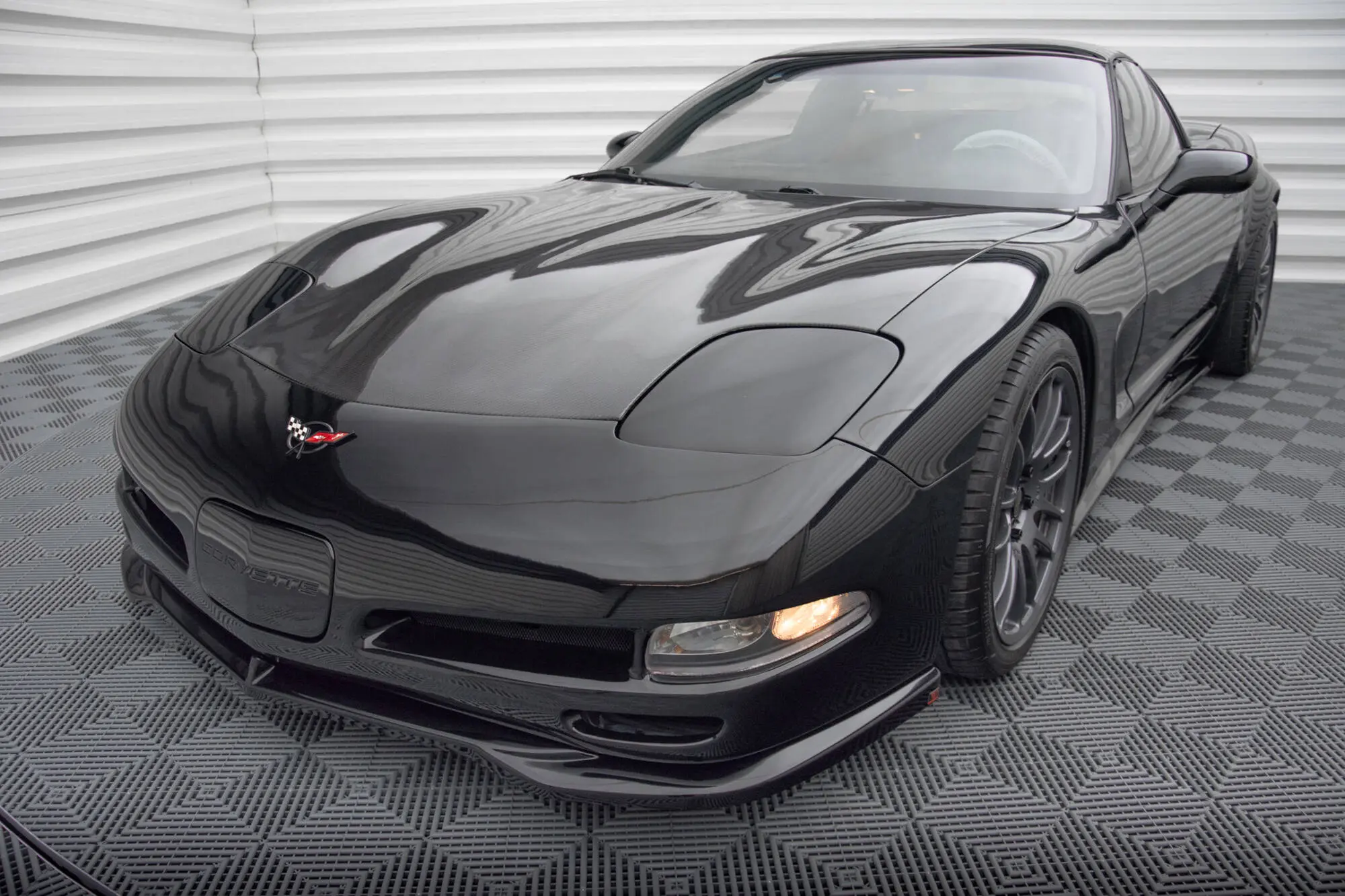 Frontspoiler Chevrolet Corvette C5 1997 - 2004 | Glossy Black Edition