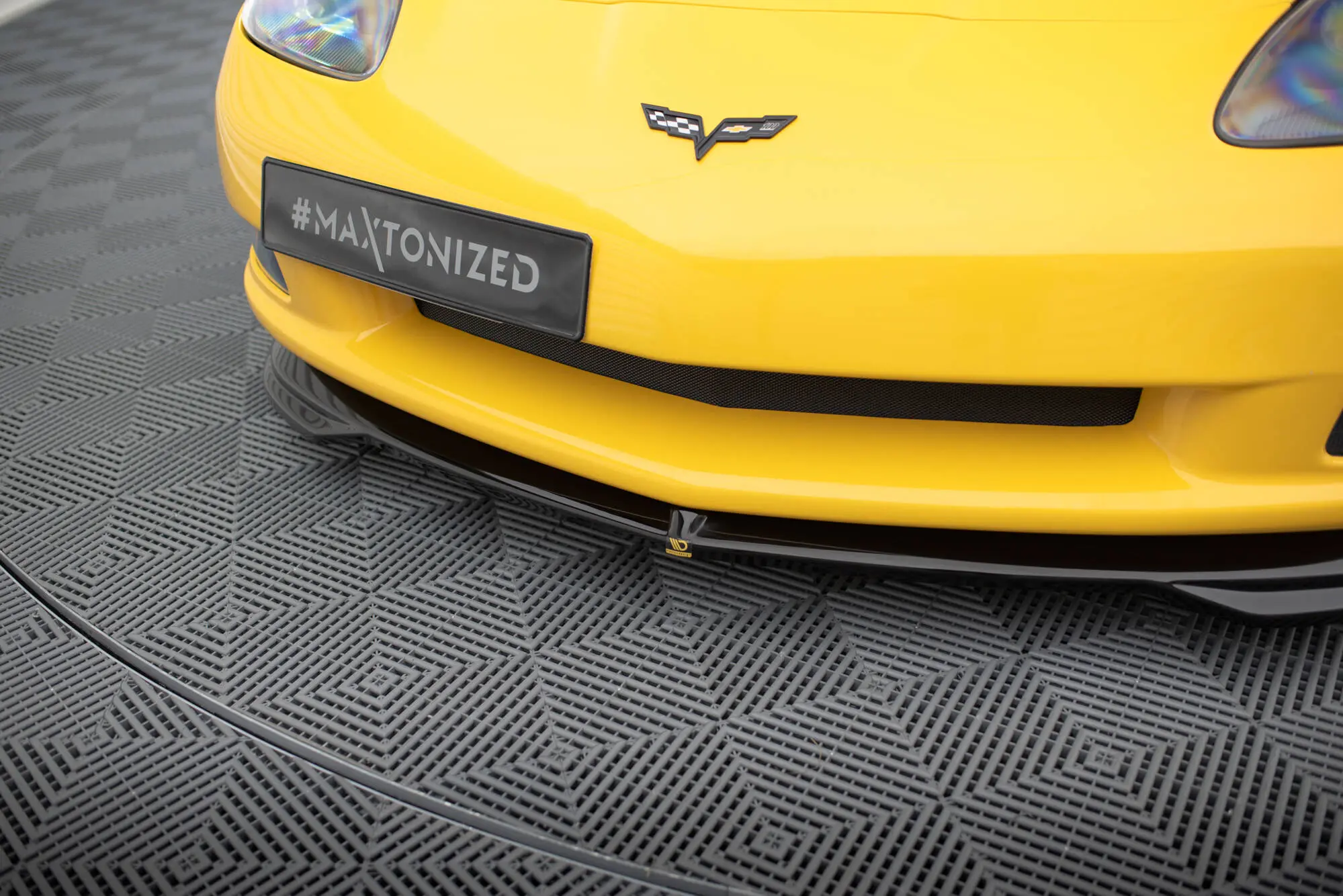 Frontspoiler Chevrolet Corvette C6 2004 - 2013 | Glossy Black Edition