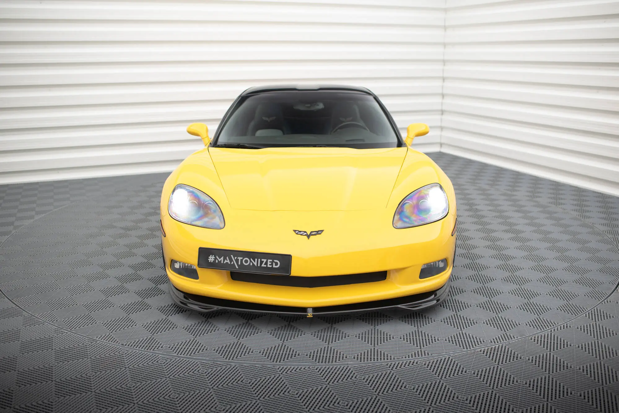 Frontspoiler Chevrolet Corvette C6 2004 - 2013 | Glossy Black Edition – bilde 2