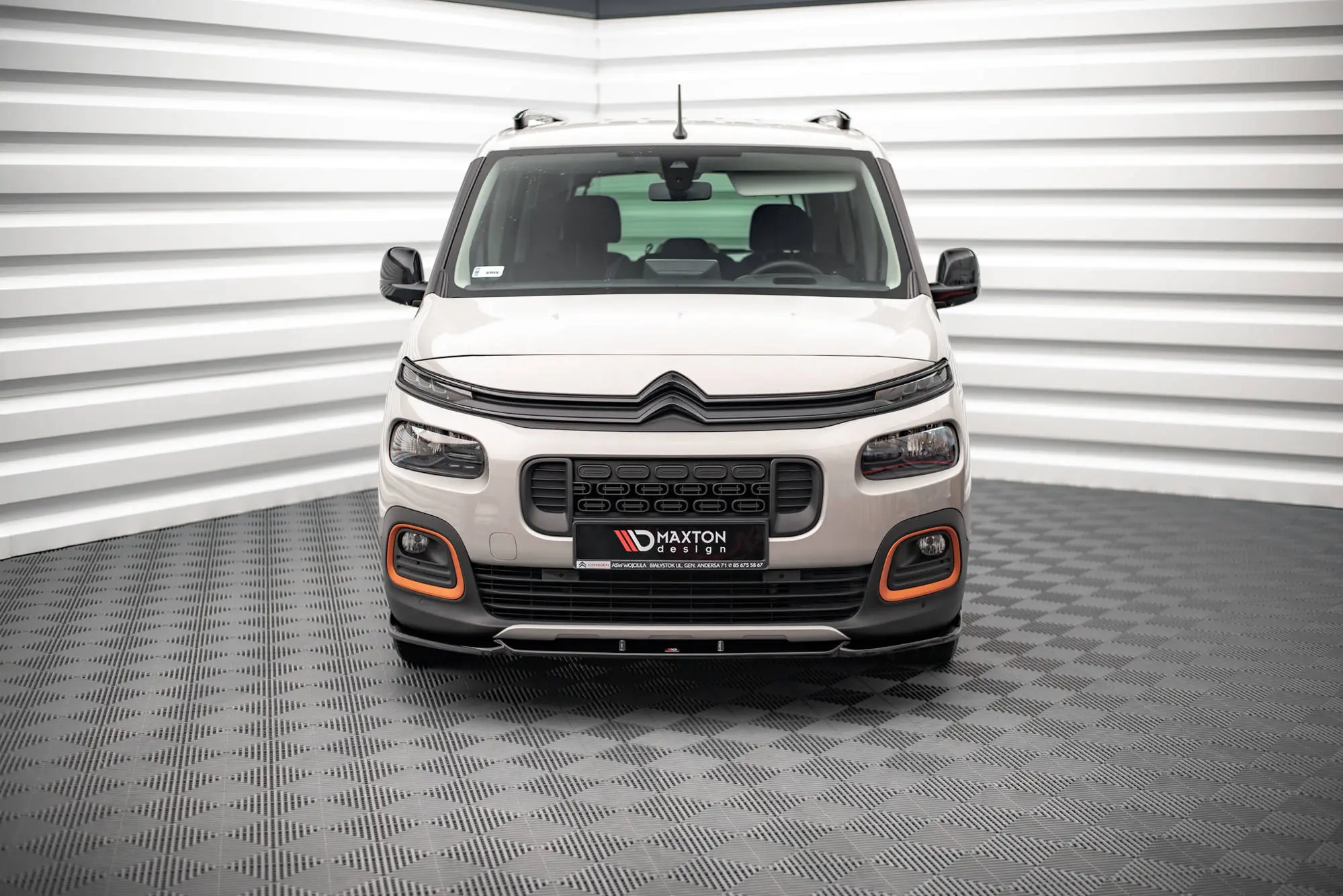 Frontspoiler Citroen Berlingo IV 2018 -> | Glossy Black Edition – bilde 2