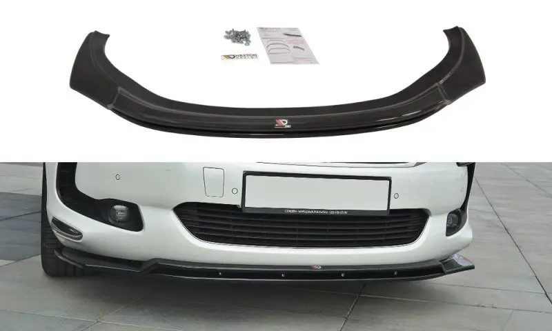 Frontspoiler Citroen DS5 / DS-5 Facelift 2016 - 2018  | V.3 Glossy Black Edition – bilde 3