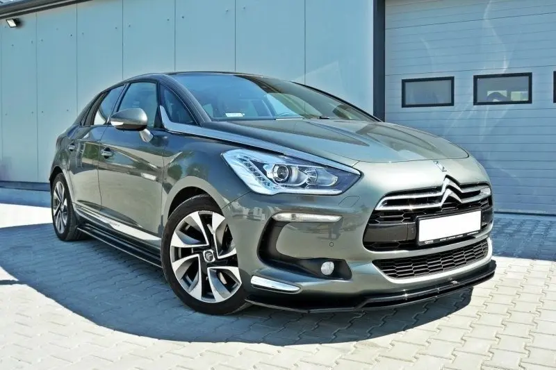 Frontspoiler Citroen DS5 / DS-5 Facelift 2016 - 2018  | V.3 Glossy Black Edition – bilde 4