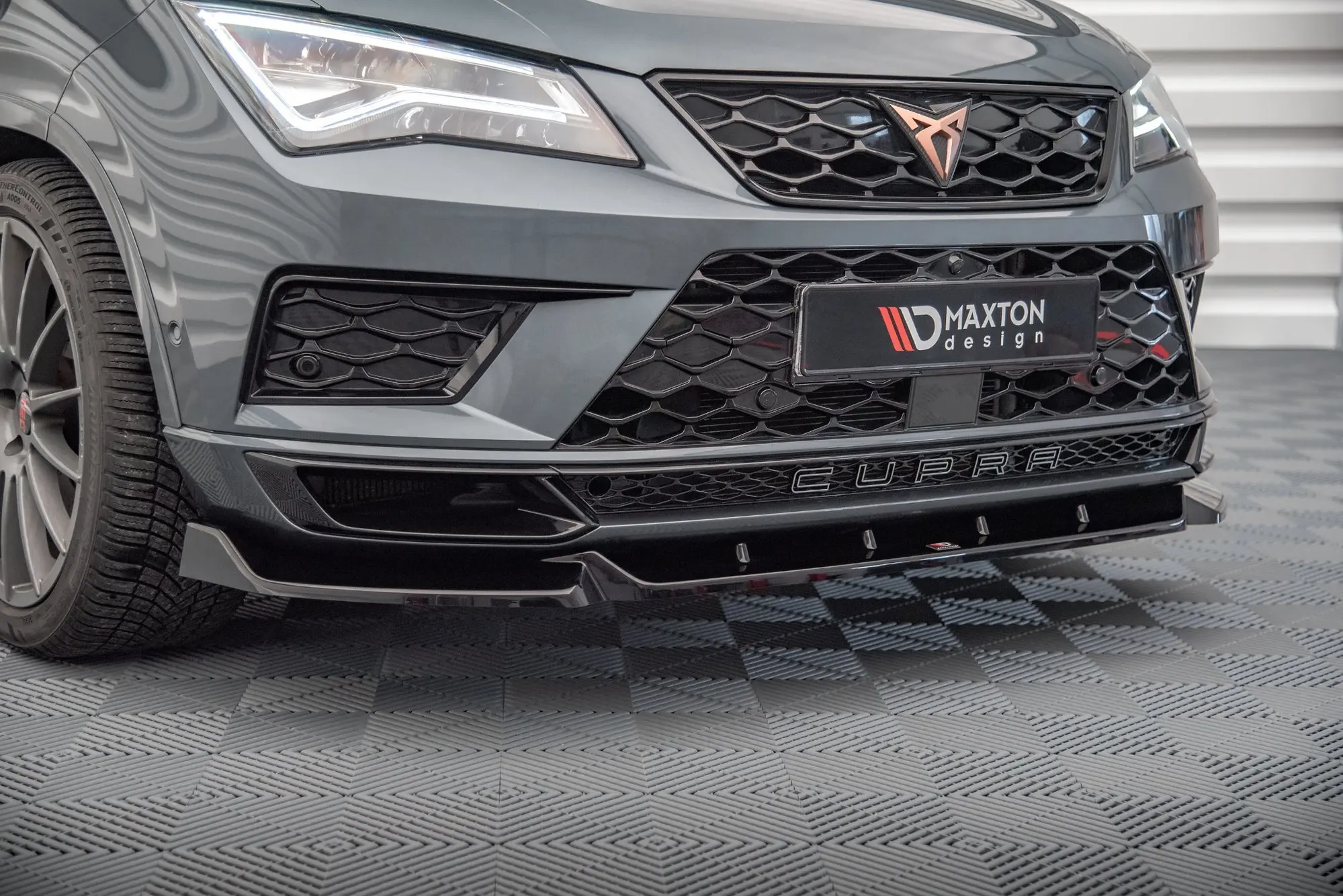 Frontspoiler Cupra Ateca 2018 - 2023 | V.1 Glossy Black Edition – bilde 4