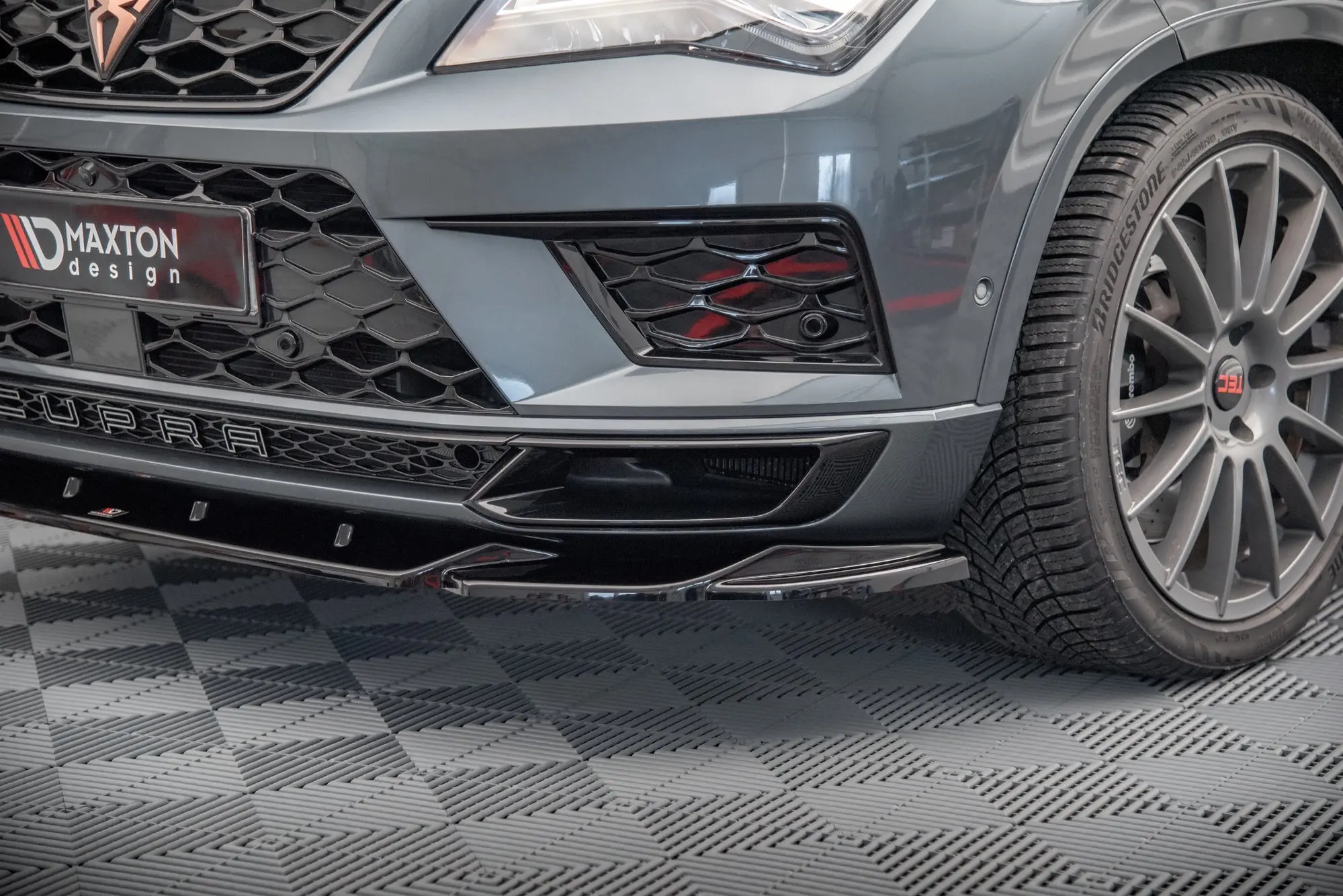 Frontspoiler Cupra Ateca 2018 -> | V.2 Glossy Black Edition – bilde 4