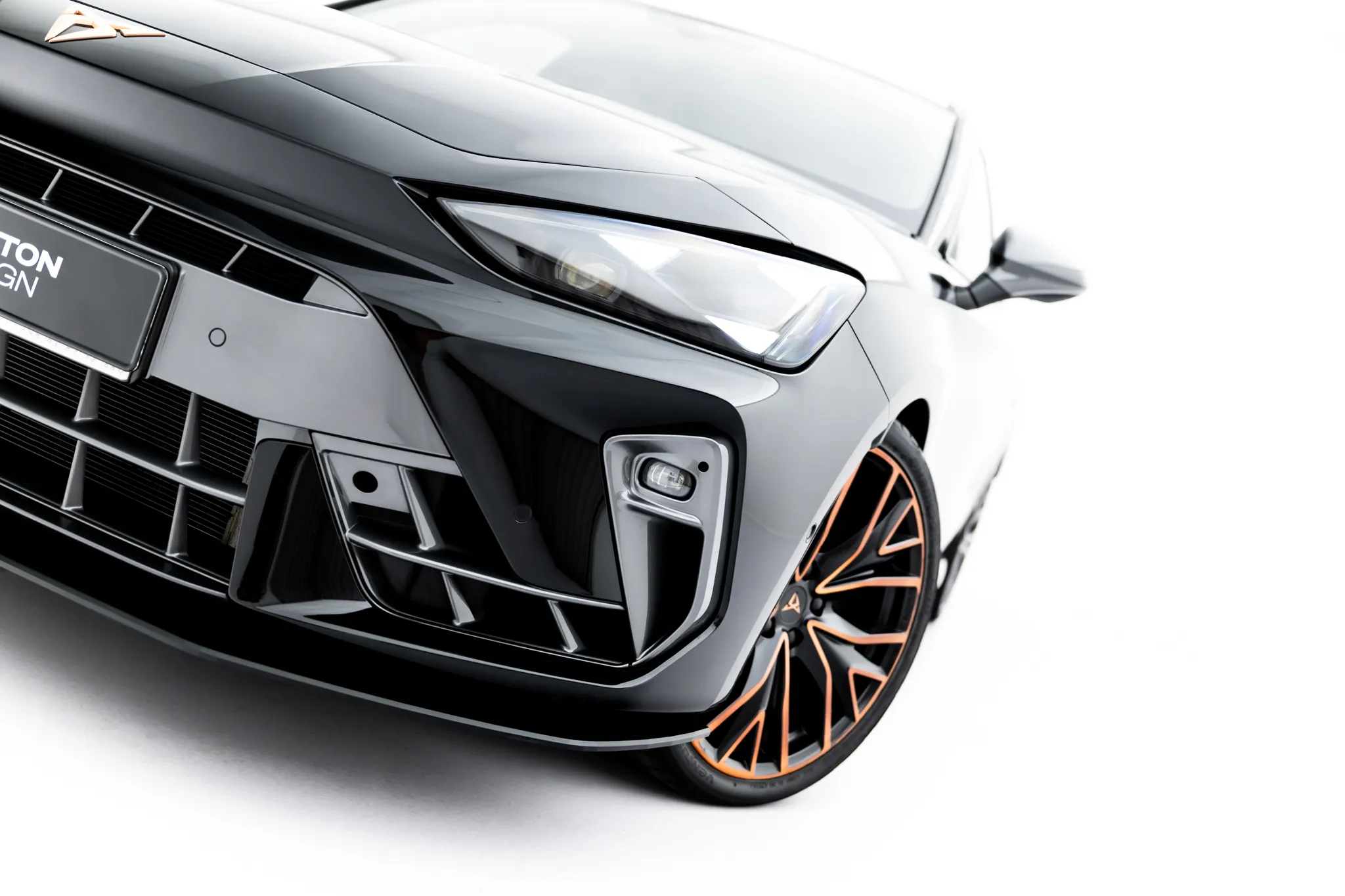 Frontspoiler Cupra Leon 2020-2026 | Street Pro Black Edition – bilde 3