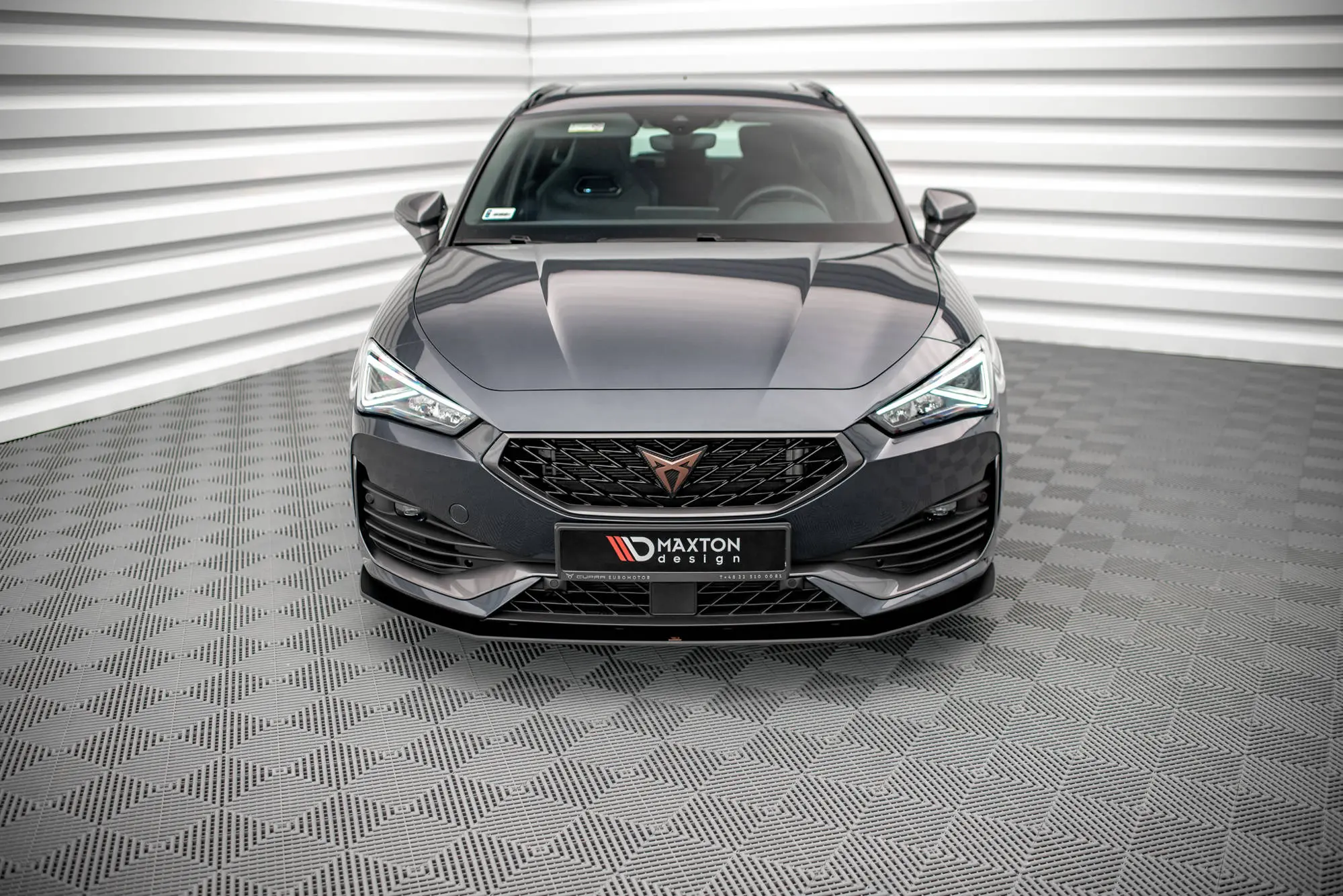 Frontspoiler Cupra Leon 2020->| Street Pro Black Edition