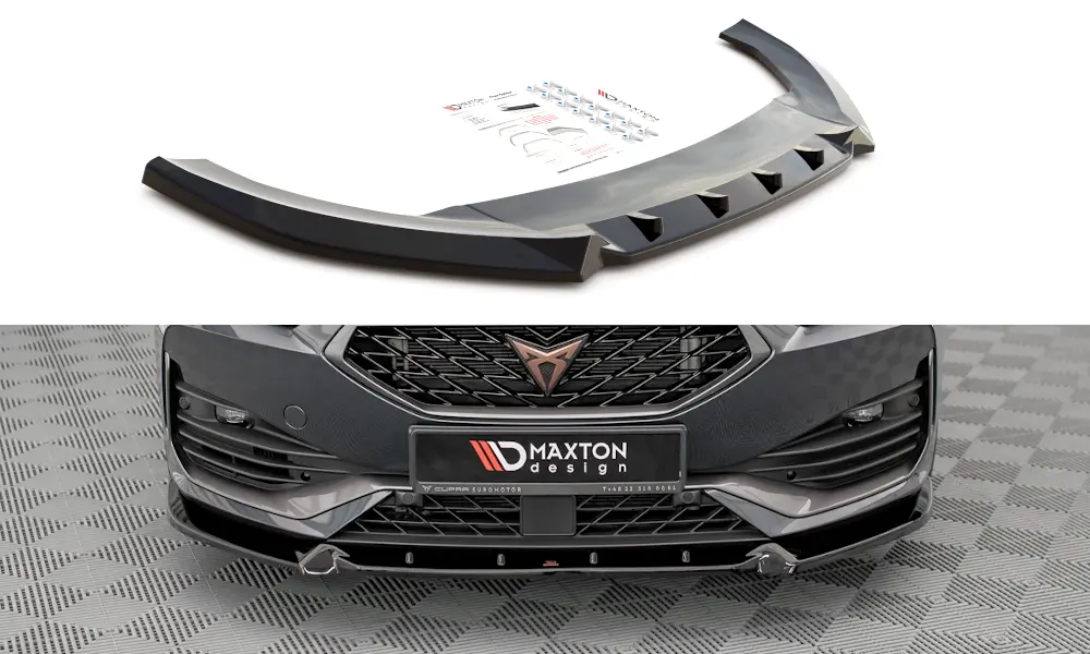 Frontspoiler Cupra Leon 2020->| V.1 Glossy Black Edition