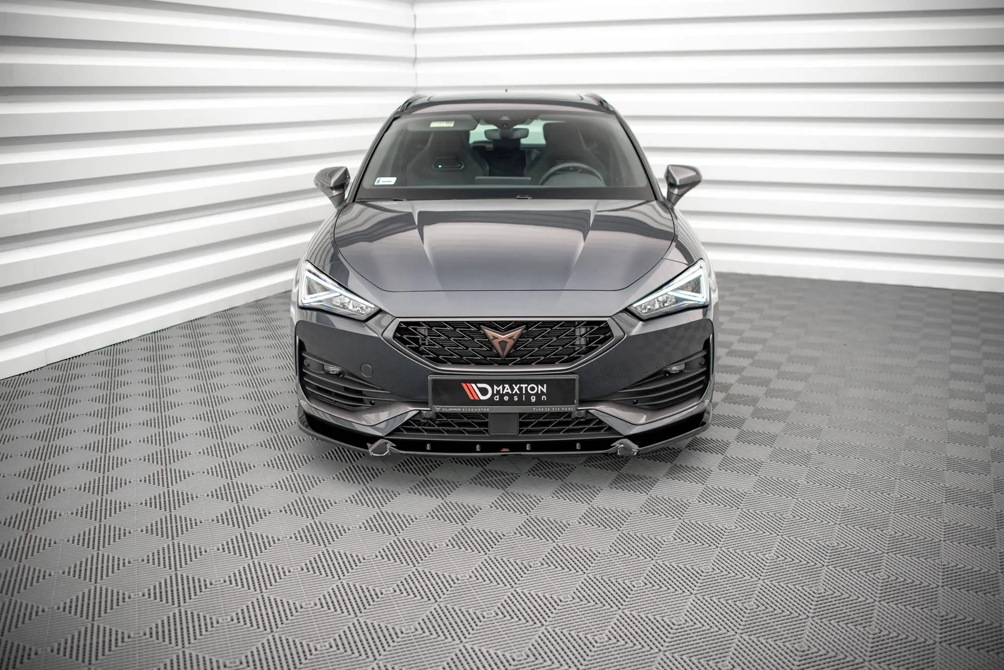 Frontspoiler Cupra Leon 2020->| V.1 Glossy Black Edition – bilde 2