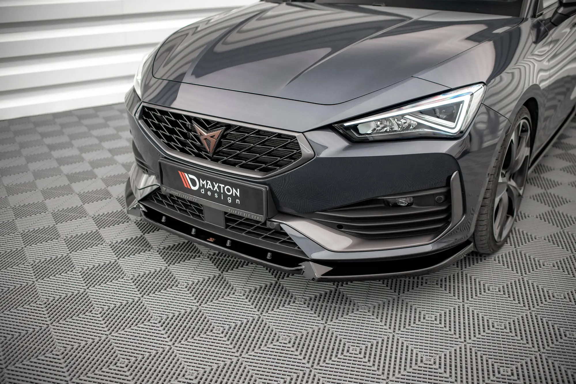 Frontspoiler Cupra Leon 2020->| V.1 Glossy Black Edition – bilde 3