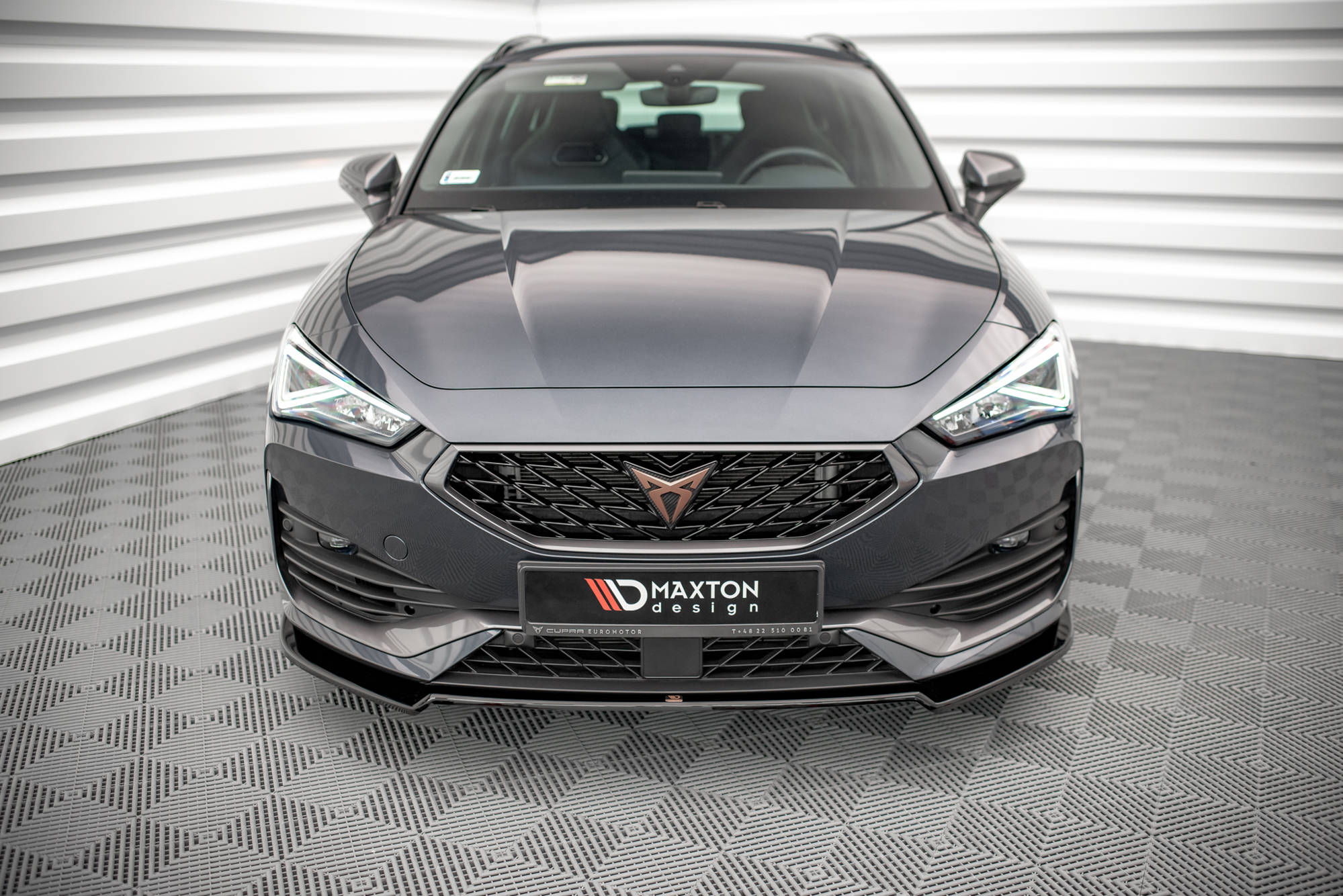 Frontspoiler Cupra Leon 2020->| V.2 Glossy Black Edition