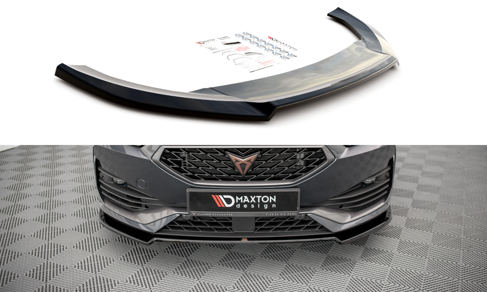 Frontspoiler Cupra Leon 2020->| V.2 Glossy Black Edition – bilde 2