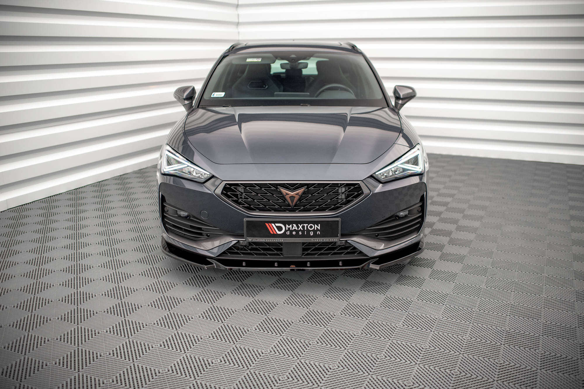 Frontspoiler Cupra Leon 2020->| V.3 Glossy Black Edition