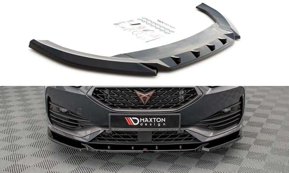 Frontspoiler Cupra Leon 2020->| V.3 Glossy Black Edition – bilde 2