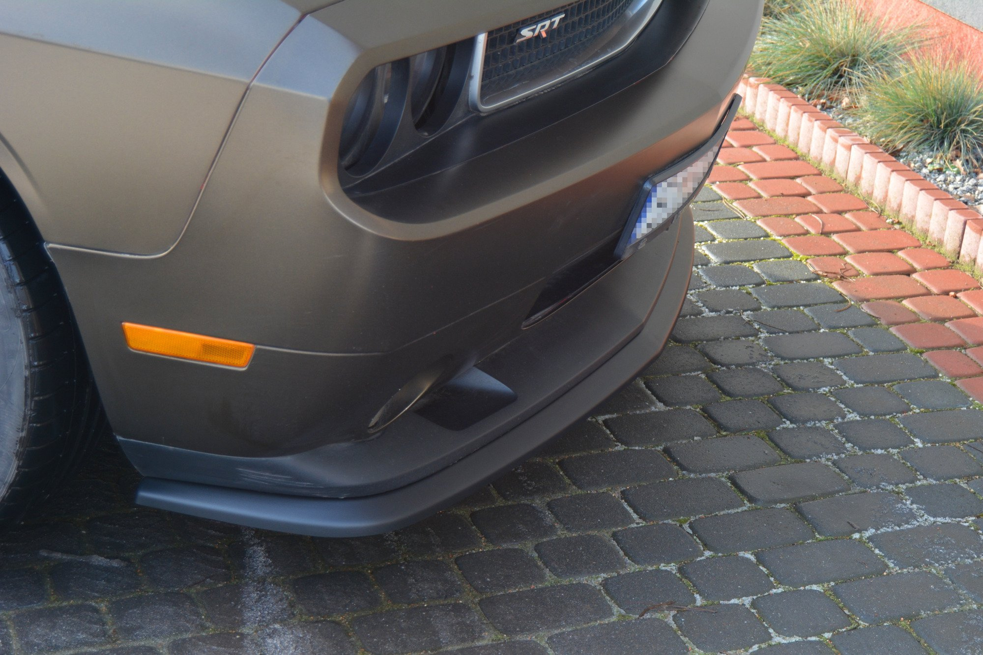 Frontspoiler Dodge Challenger III SRT8 2008 - 2014 | Sport Glossy Black Edition