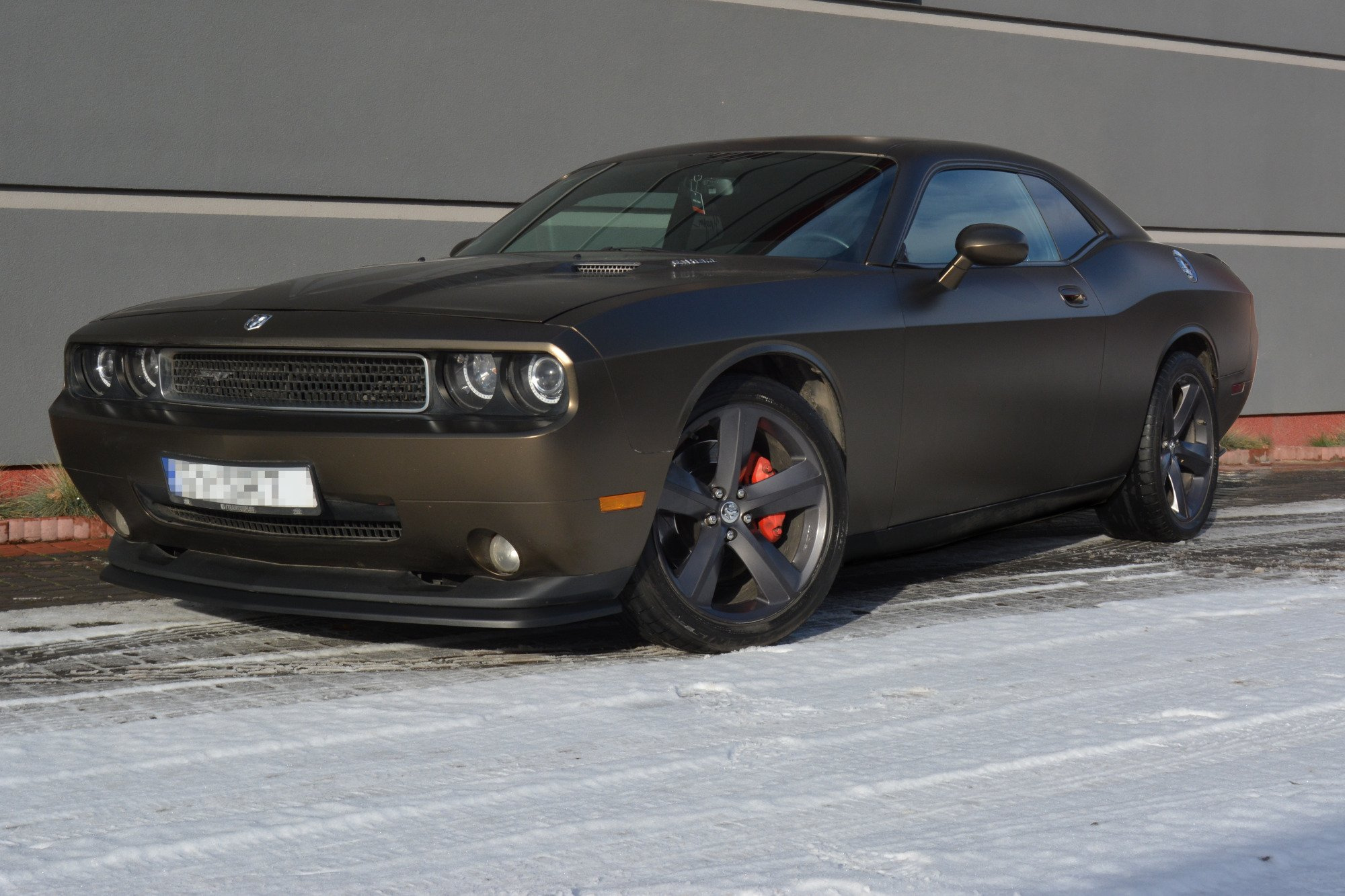 Frontspoiler Dodge Challenger III SRT8 2008 - 2014 | Sport Glossy Black Edition – bilde 2