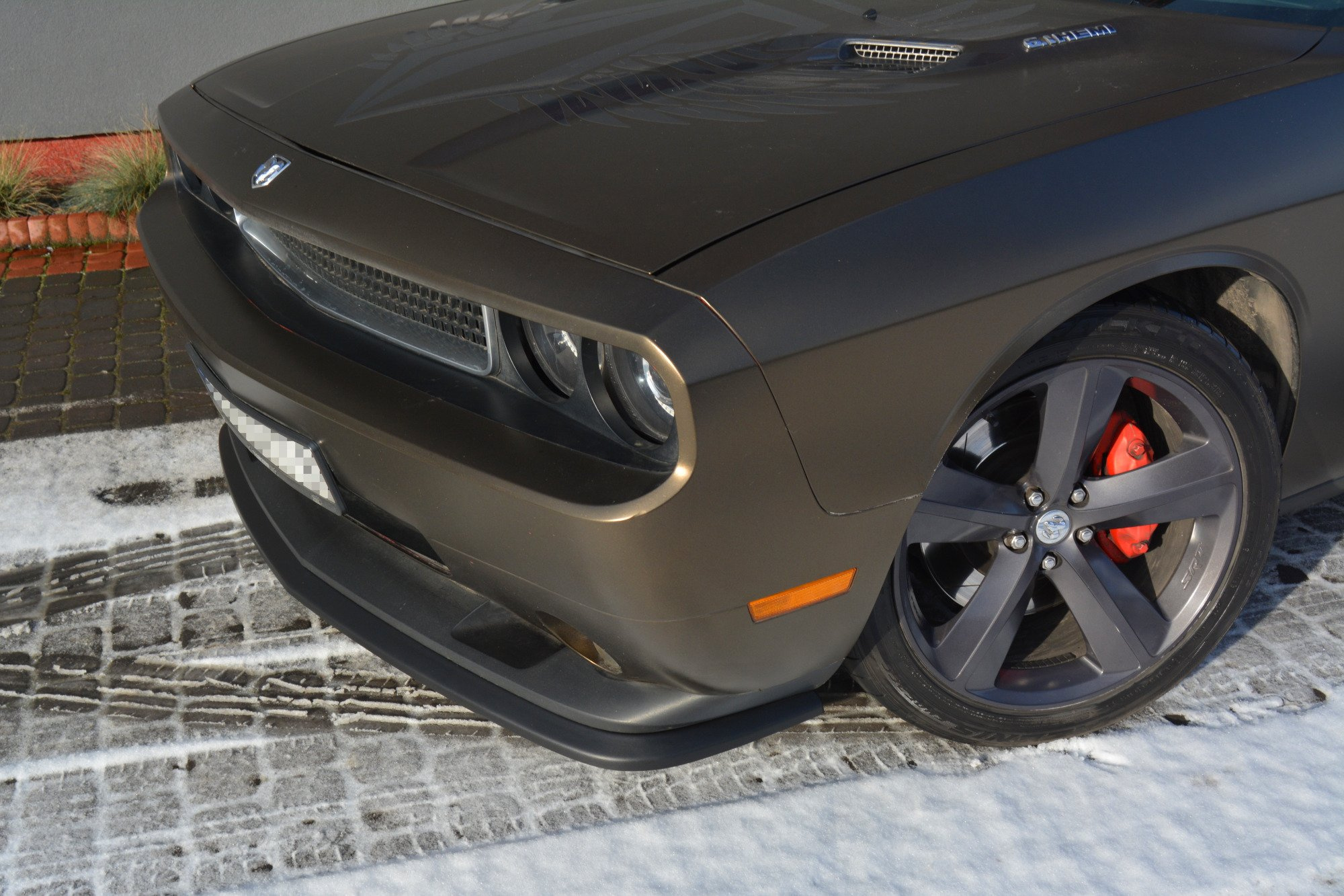 Frontspoiler Dodge Challenger III SRT8 2008 - 2014 | Sport Glossy Black Edition – bilde 3