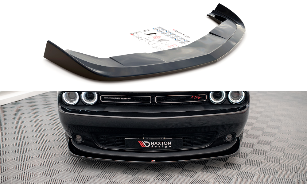 Frontspoiler Dodge Challenger RT mk3 Facelift 2014-> | Glossy Black Edition – bilde 2