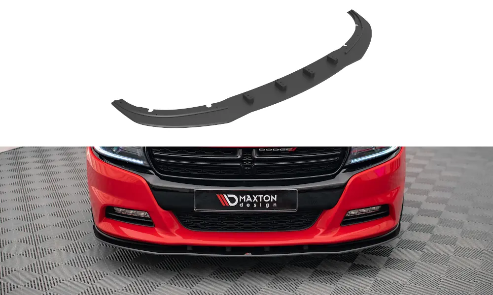 Frontspoiler Dodge Charger RT mk7 Facelift 2014-> | Street Pro Black Edition – bilde 2