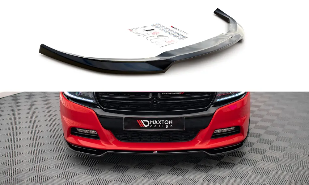 Frontspoiler Dodge Charger RT mk7 Facelift 2014-> | V.2 Glossy Black Edition – bilde 2