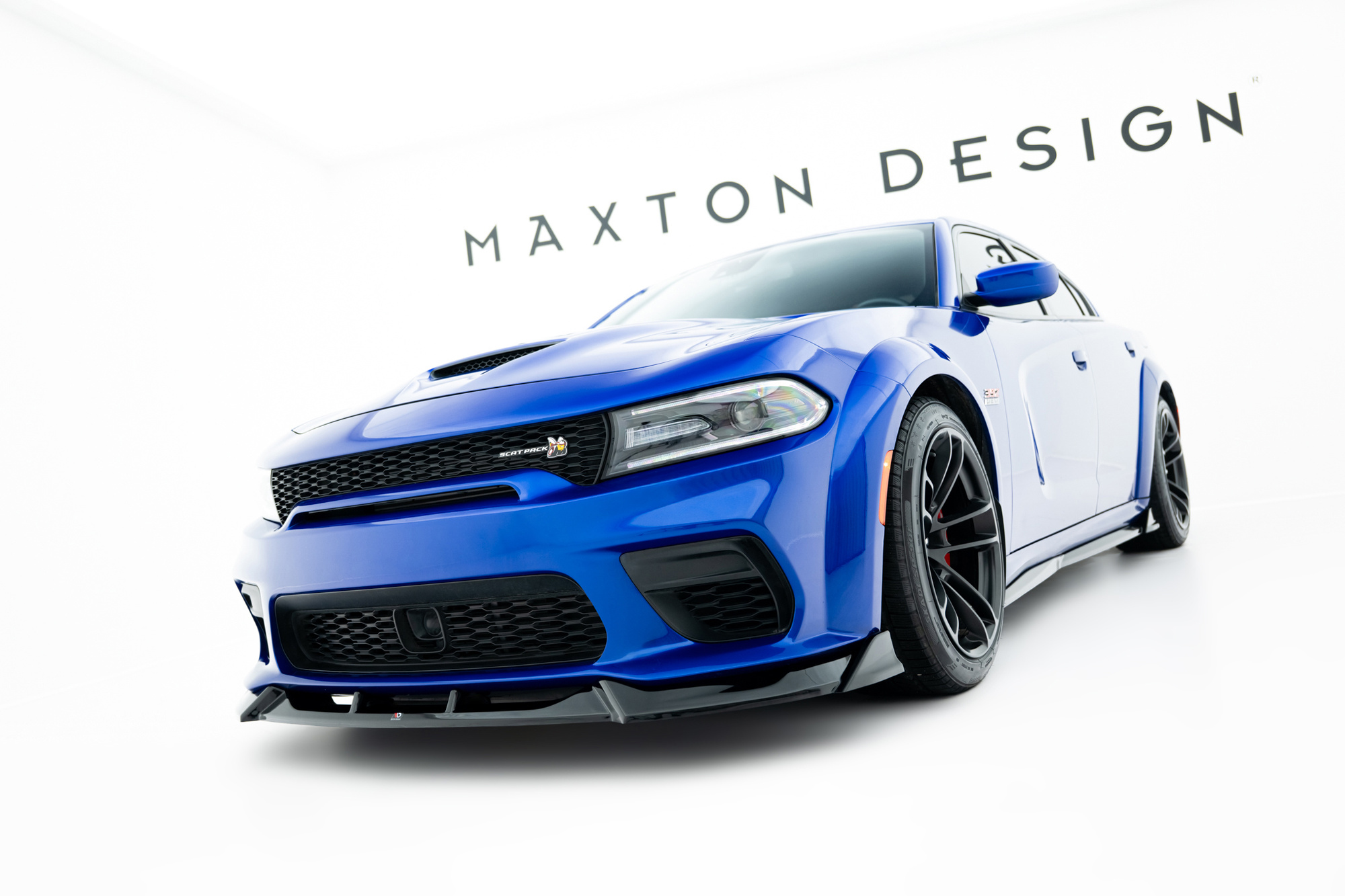 Frontspoiler Dodge Charger RT Scat Pack III Facelift 2019 - 2023 | Sport Glossy Black Edition – bilde 4