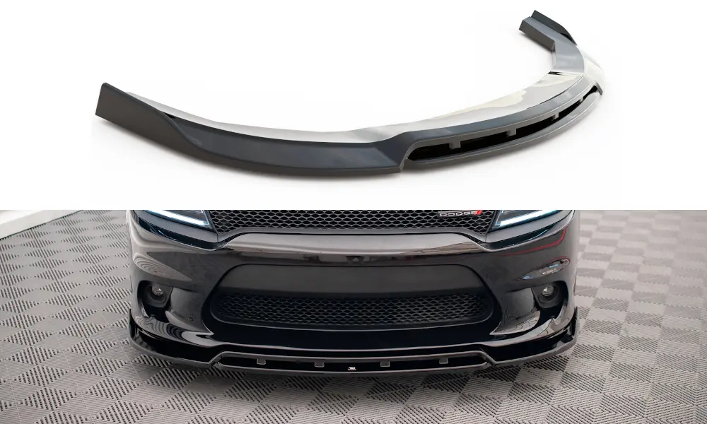 Frontspoiler Dodge Charger SRT mk7 Facelift 2014-> | V.1 Glossy Black Edition – bilde 3