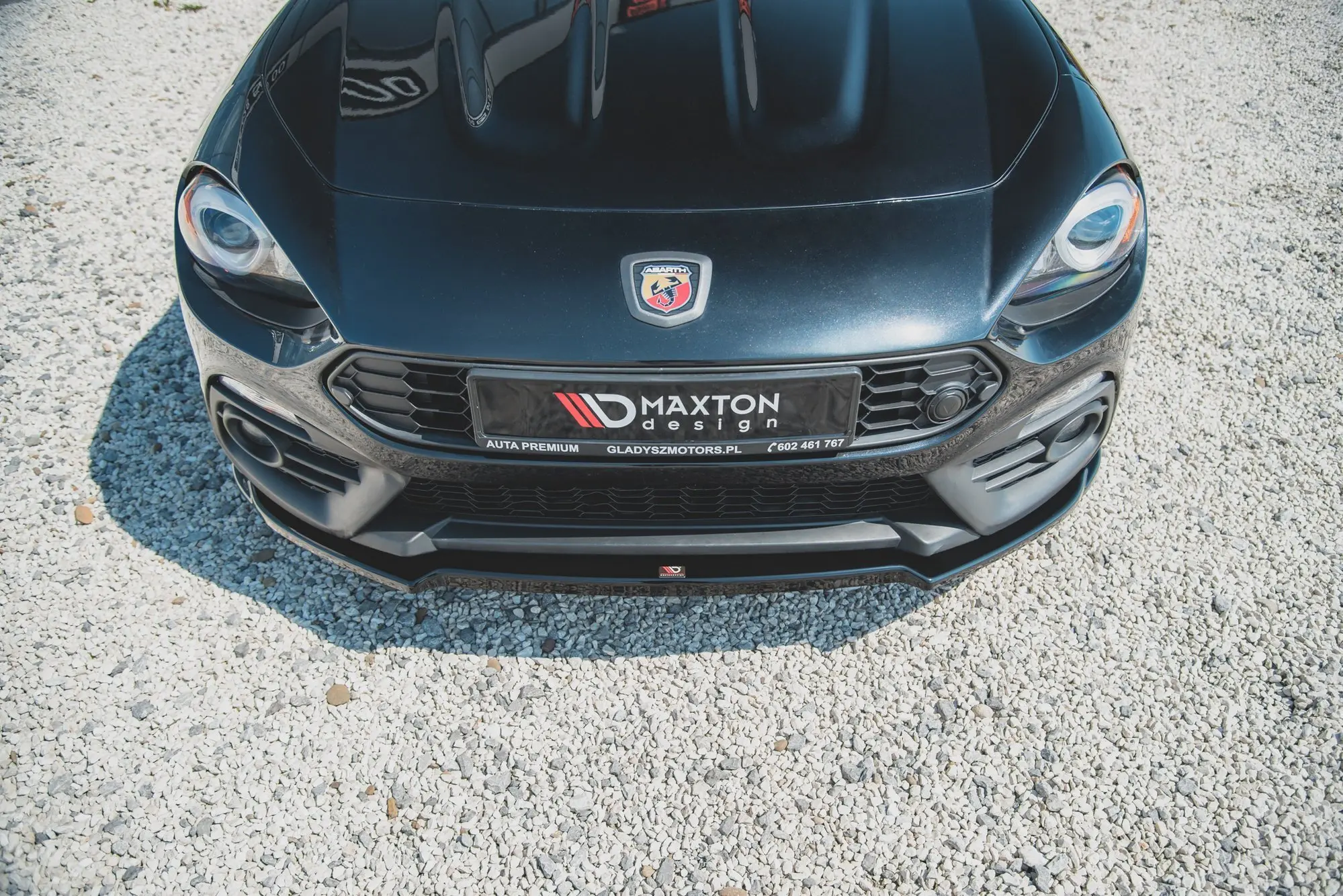 Frontspoiler Fiat 124 Spider Abarth 2017-> | Glossy Black Edition