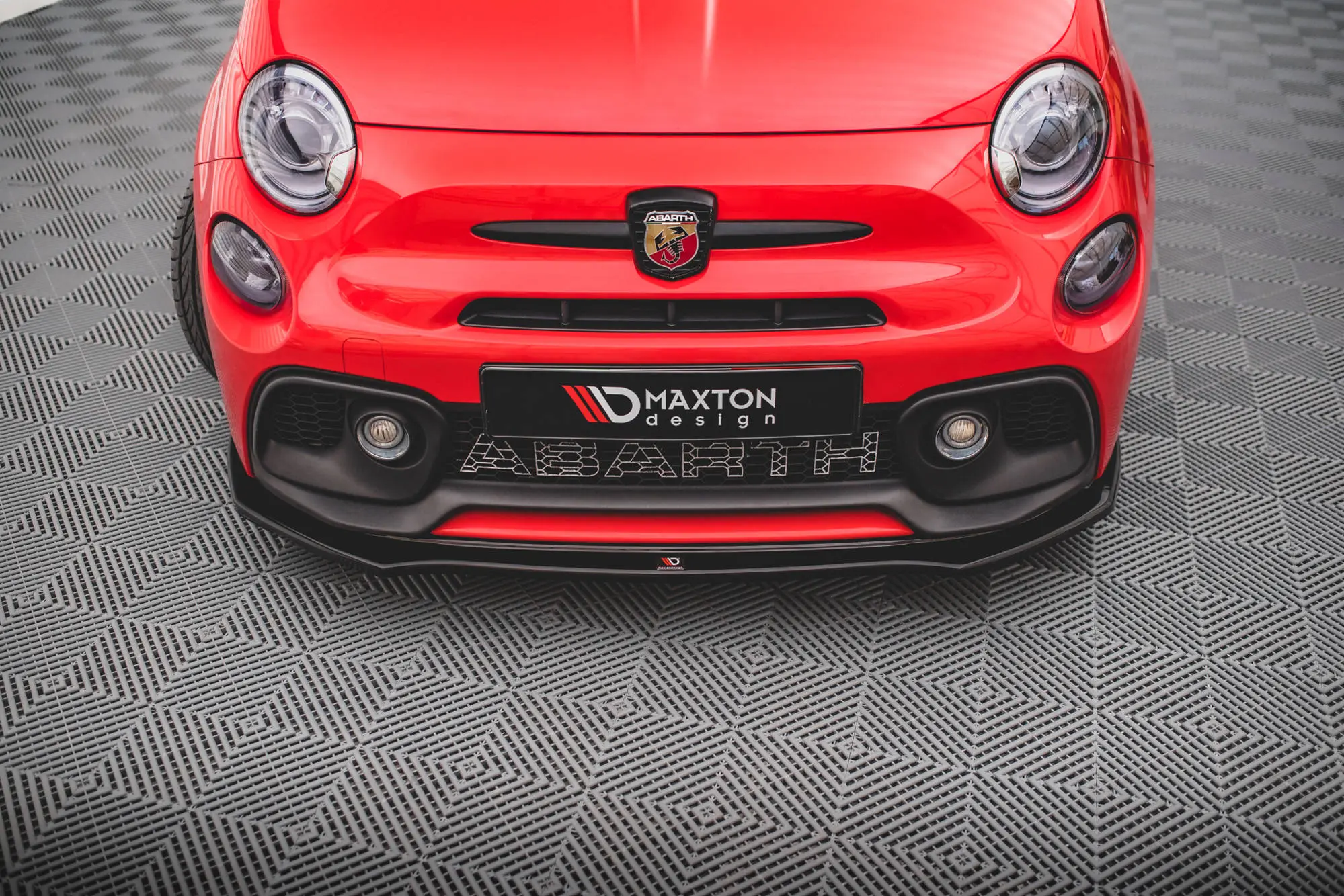 Frontspoiler Fiat 500 Abarth I Facelift 2016-> | Glossy Black Edition