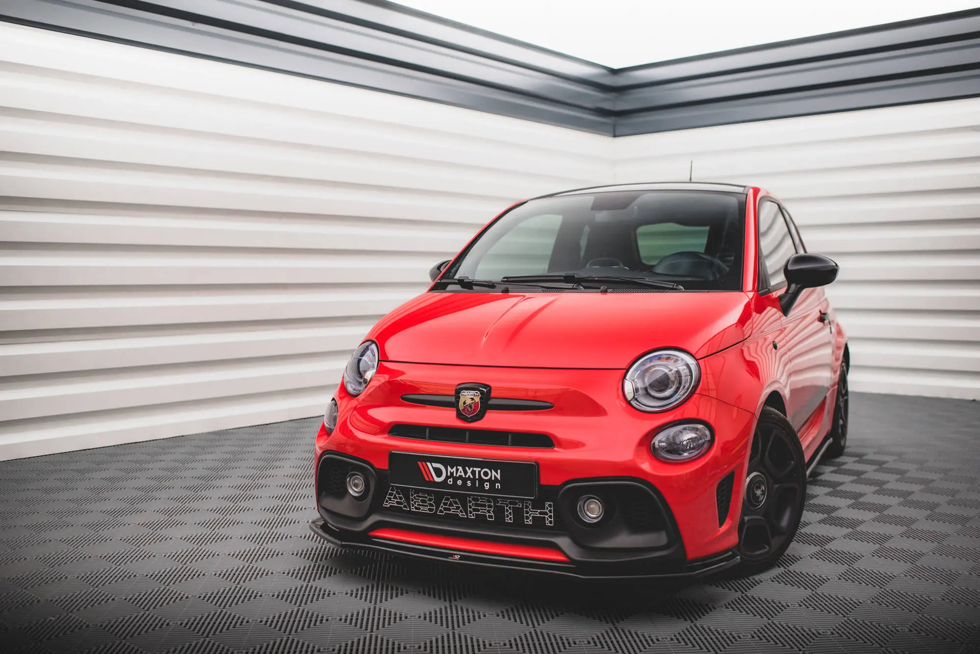 Frontspoiler Fiat 500 Abarth I Facelift 2016-> | Glossy Black Edition – bilde 2