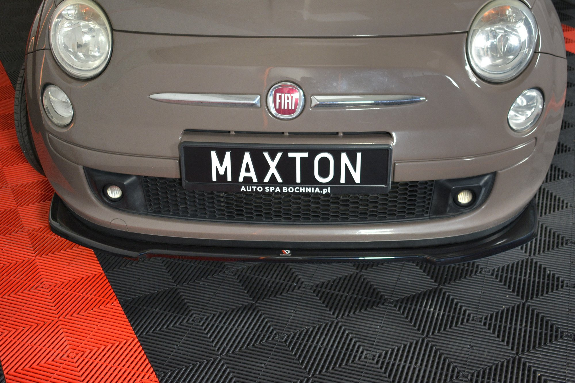 Frontspoiler Fiat 500 Pre-Facelift 2007 - 2015 | Sport Glossy Black Edition V2 – bilde 2