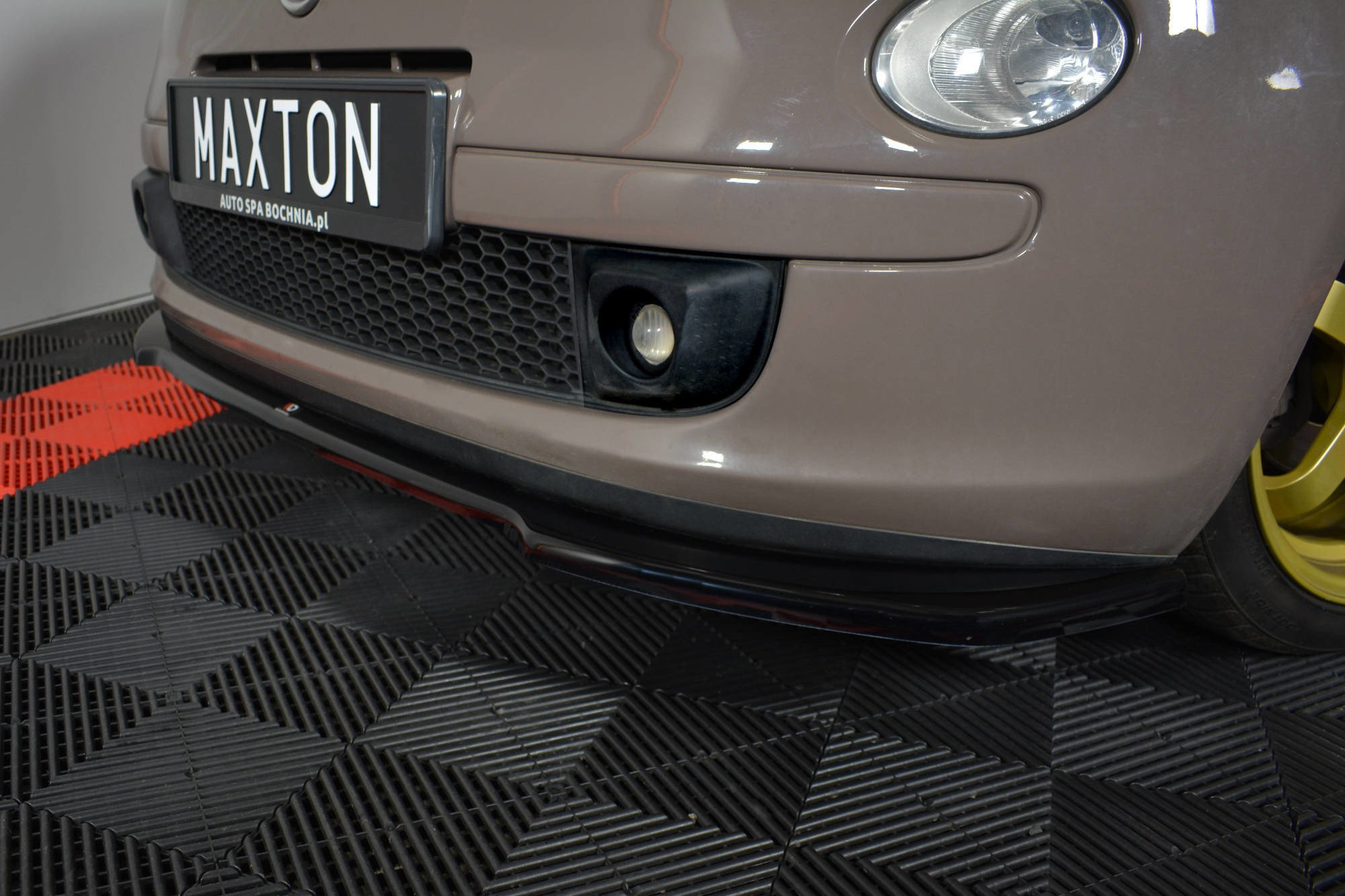 Frontspoiler Fiat 500 Pre-Facelift 2007 - 2015 | Sport Glossy Black Edition V2 – bilde 3