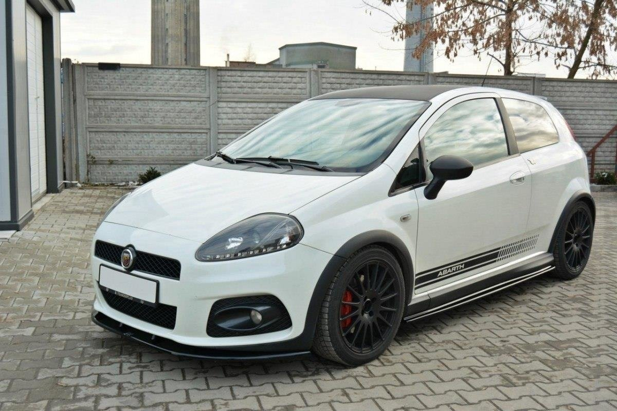Frontspoiler FIAT Grande Punto ABARTH 2007 - 2010 | Sport Glossy Black Edition V2 – bilde 4