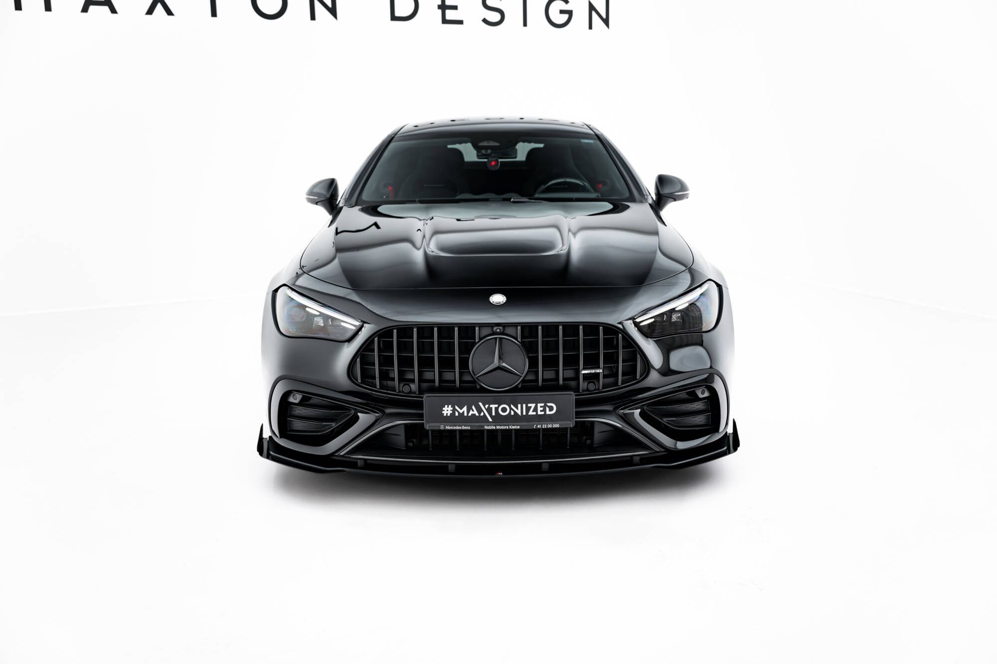 Frontspoiler + Flaps Mercedes-Benz AMG CLE 53 (C236) 2023 -> | Sport Glossy Black Edition – bilde 2