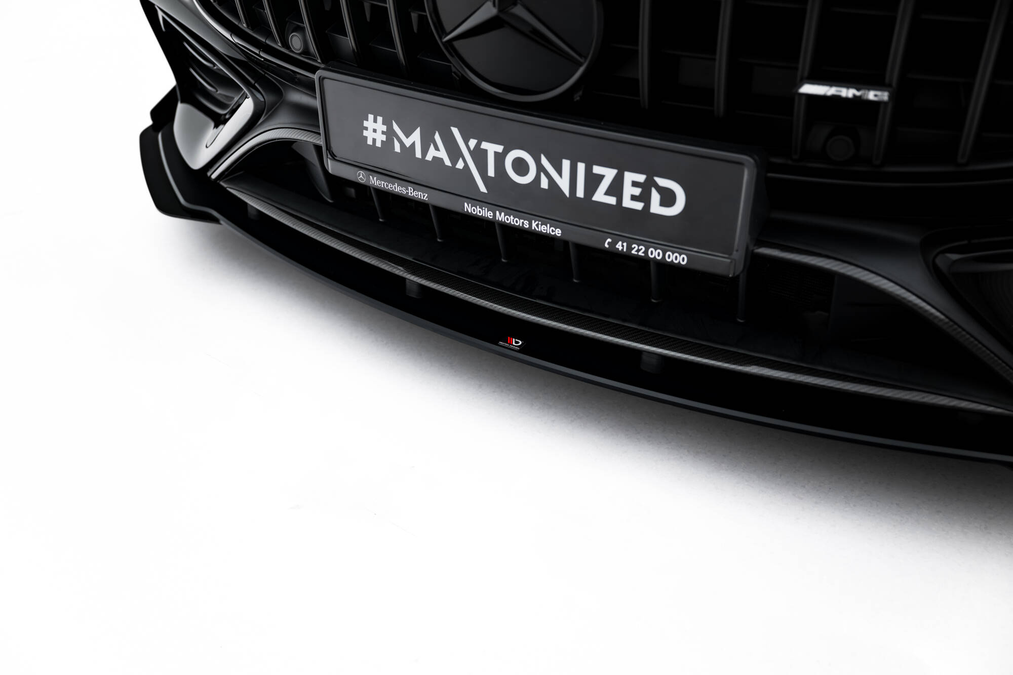 Frontspoiler + Flaps Mercedes-Benz AMG CLE 53 (C236) 2023 -> | Sport Glossy Black Edition – bilde 3