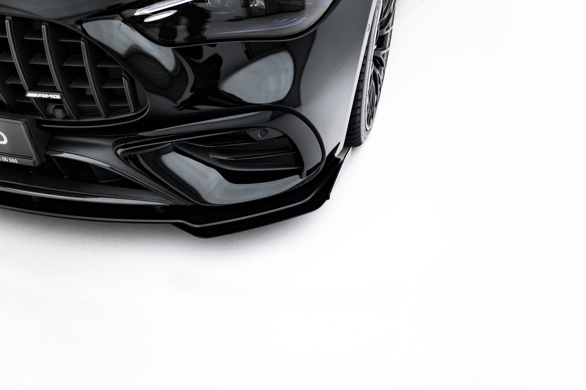 Frontspoiler + Flaps Mercedes-Benz AMG CLE 53 (C236) 2023 -> | Sport Glossy Black Edition – bilde 6