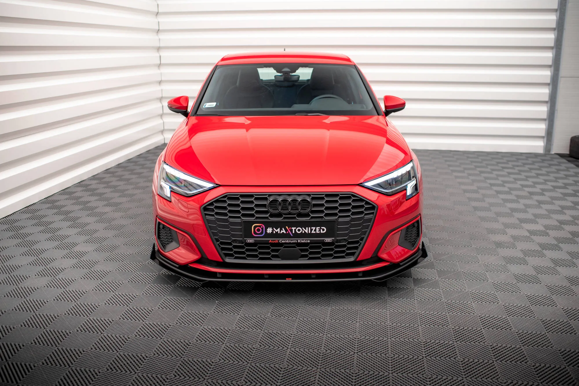 Frontspoiler + Flopper Audi A3 8Y 2020 - 2024 | Street Pro Black Edition