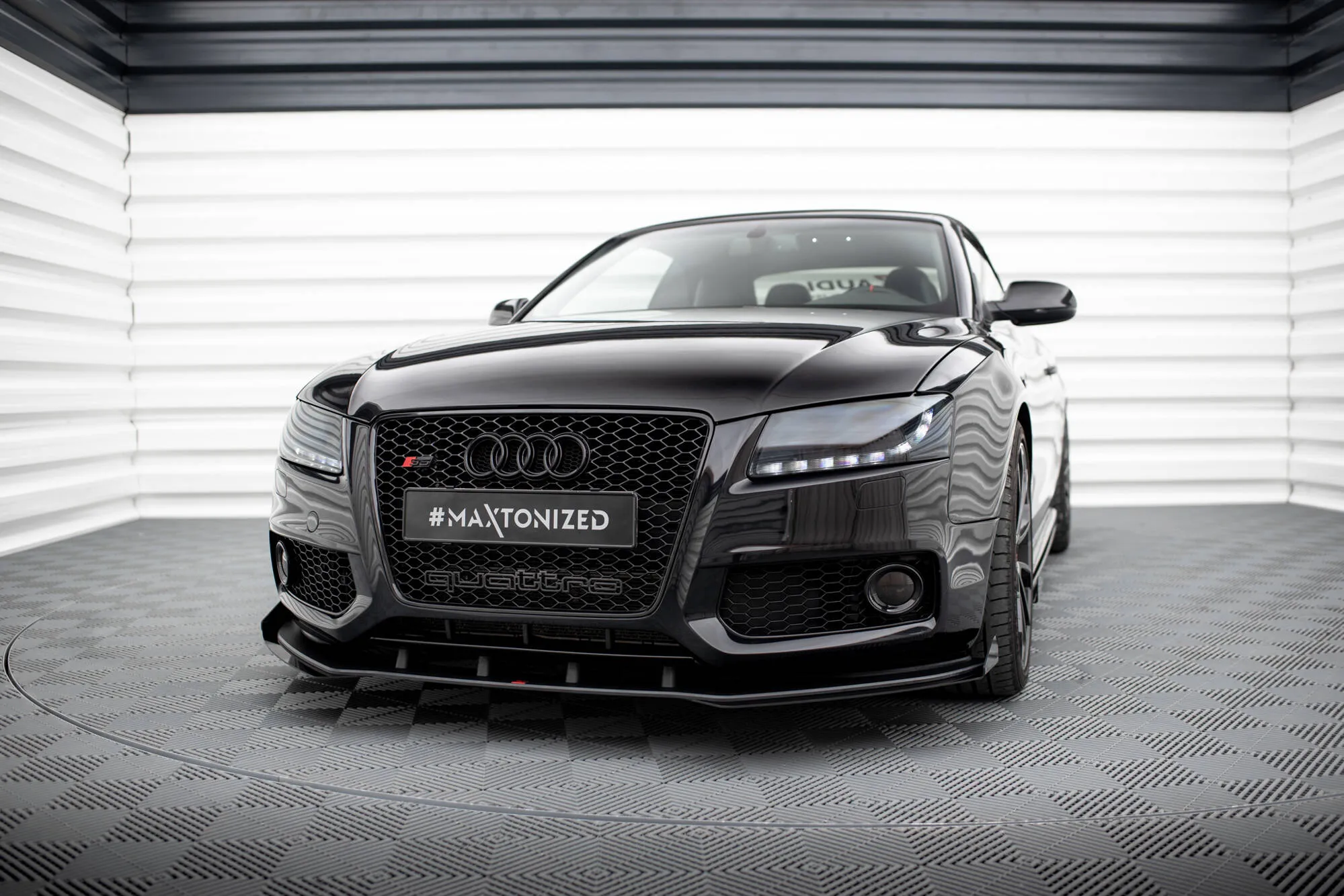 Frontspoiler + Flopper Audi A5 8T S-Line / S5 8T 2007 - 2011 | Street Pro Black Edition