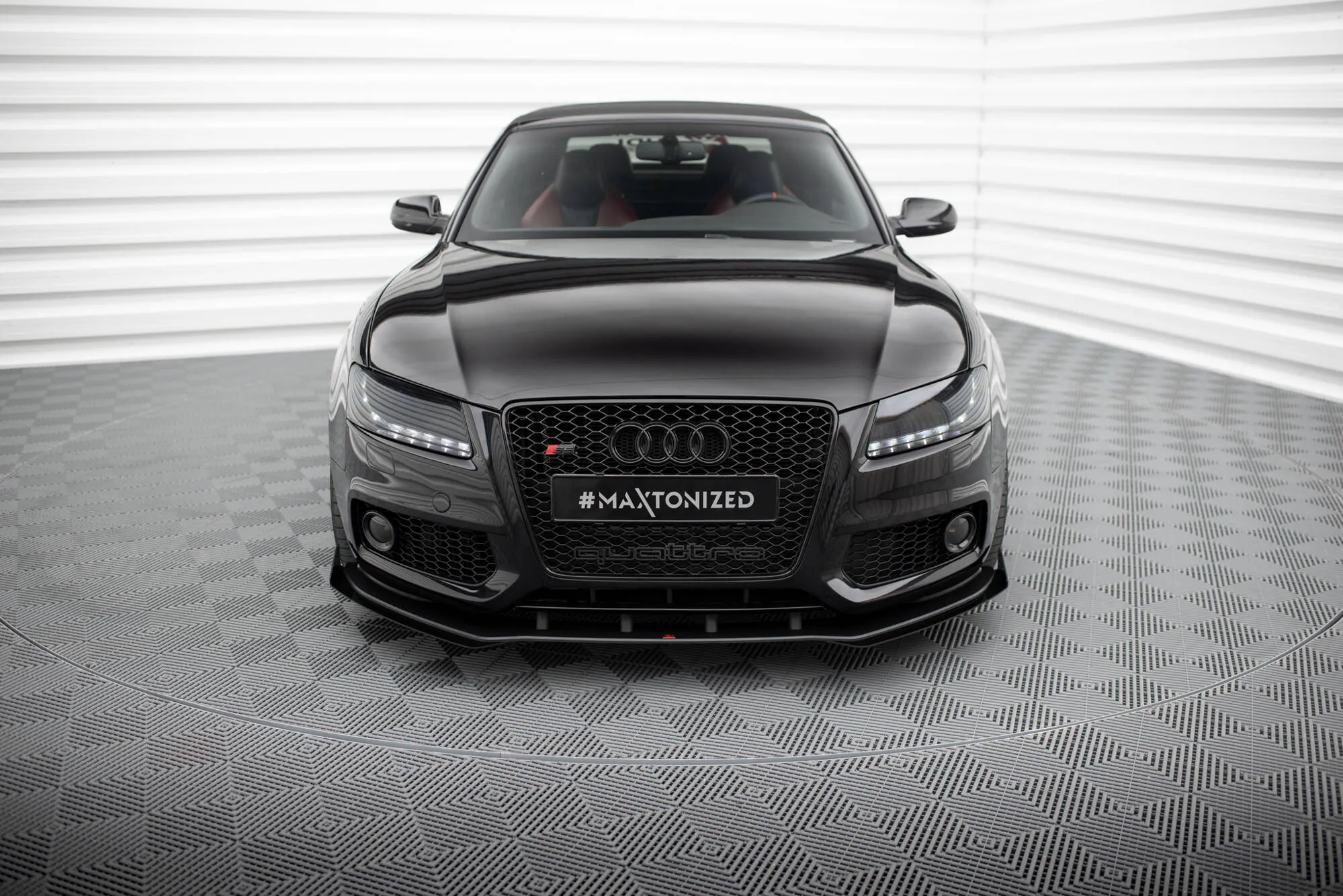Frontspoiler + Flopper Audi A5 8T S-Line / S5 8T 2007 - 2011 | Street Pro Black Edition – bilde 2