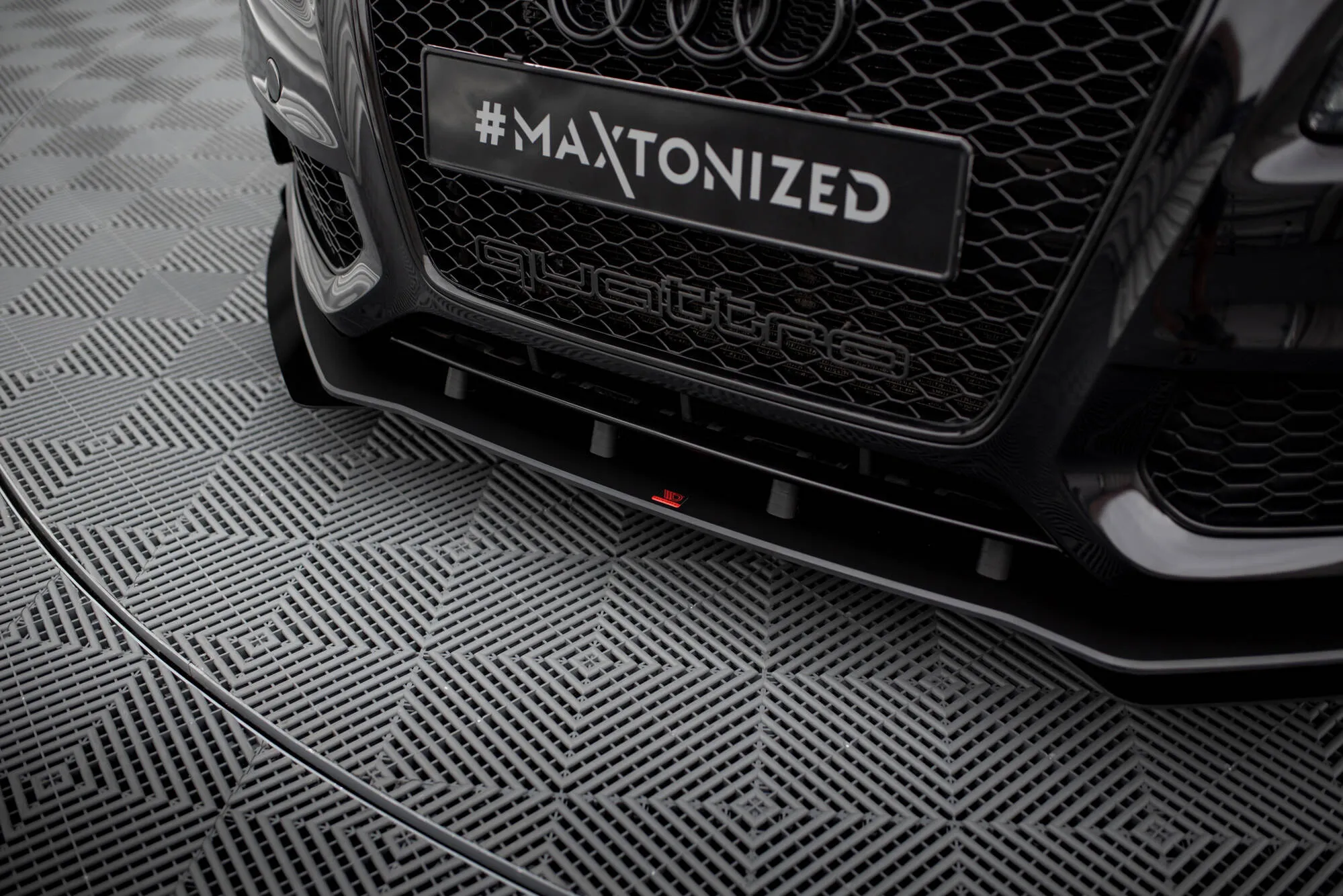Frontspoiler + Flopper Audi A5 8T S-Line / S5 8T 2007 - 2011 | Street Pro Black Edition – bilde 5