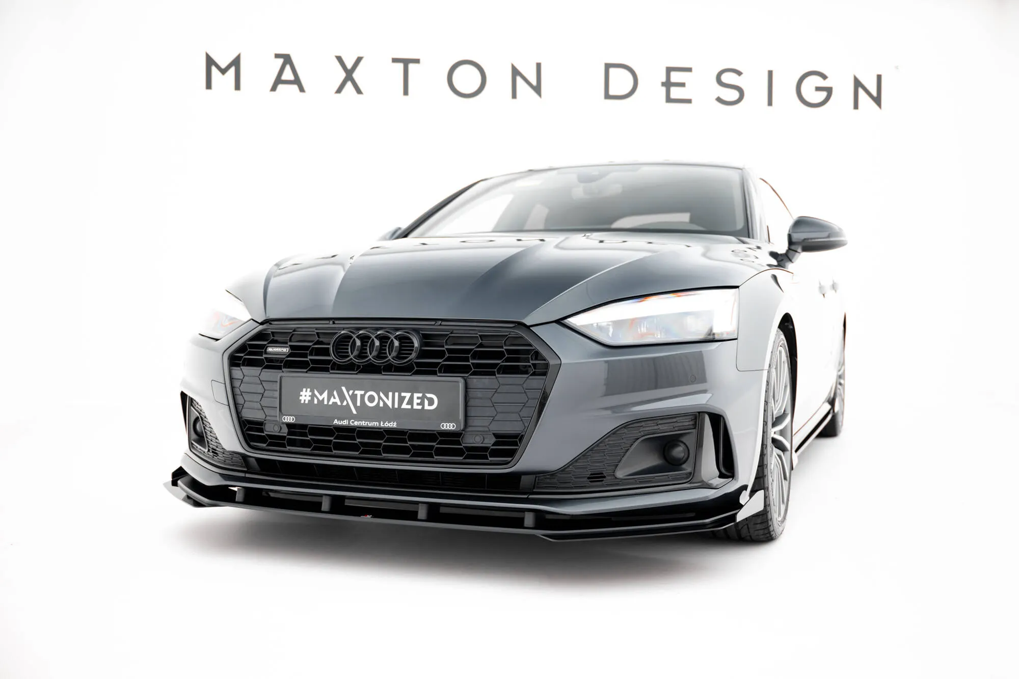 Frontspoiler + Flopper Audi A5 (F5) Facelift 2019 -> | Street Pro Black Edition – bilde 2